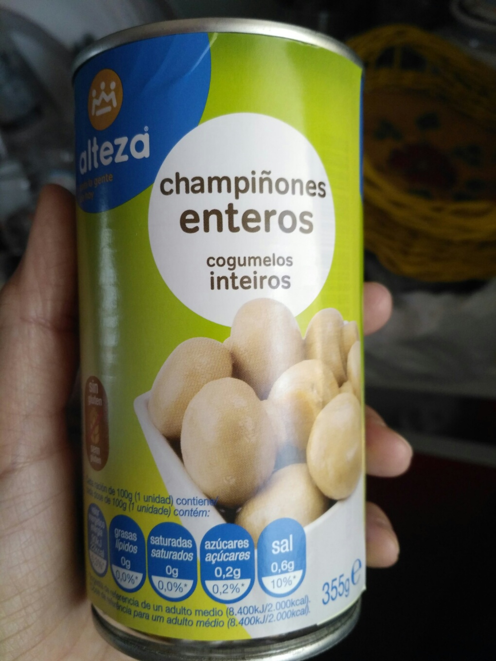 Champiñones  enteros