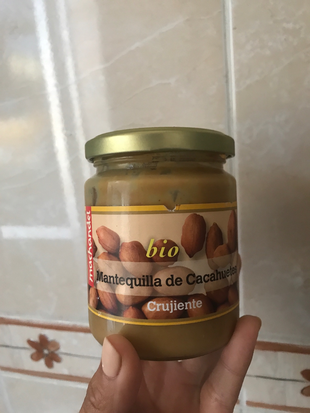 Mantequilla de cacahuete crujiente