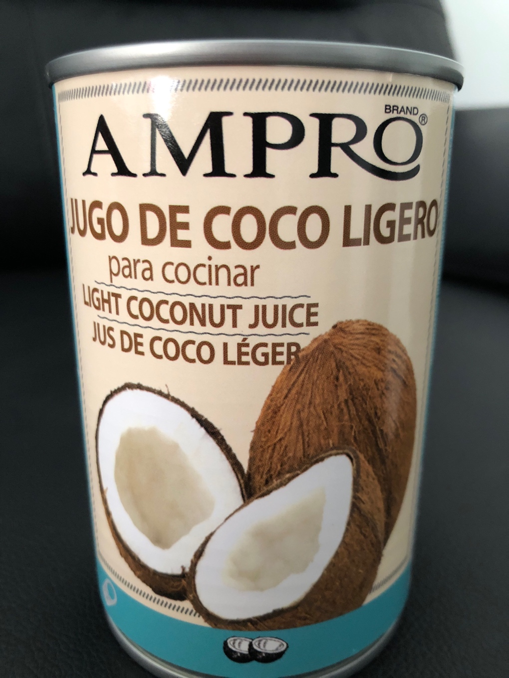 Jugo de coco ligero para cocinar