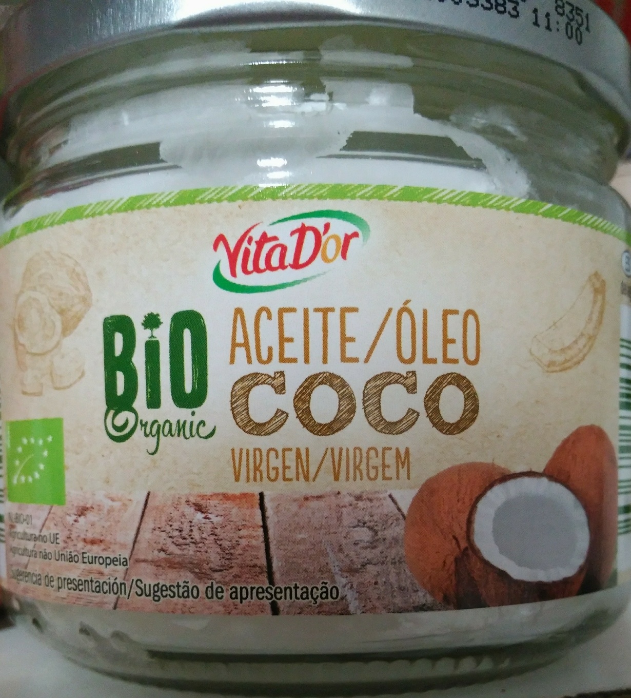 Aceite de coco virgen