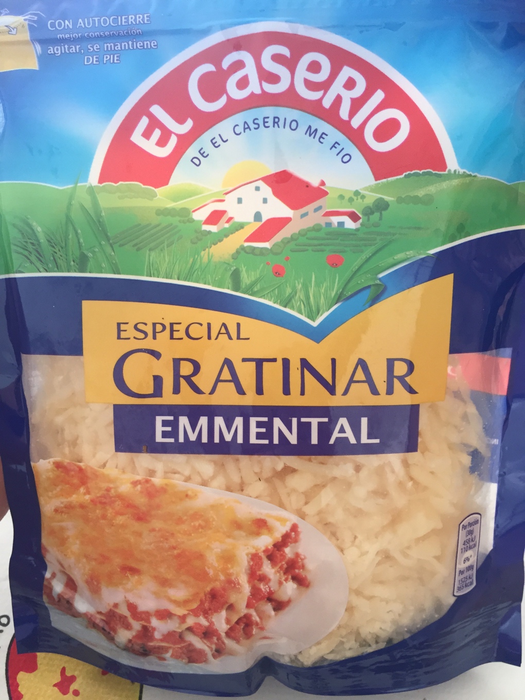 Queso emmental especial gratinar