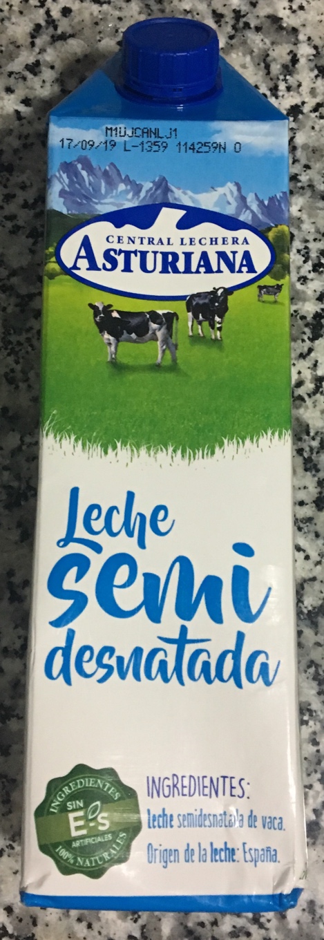 Leche semidesnatada