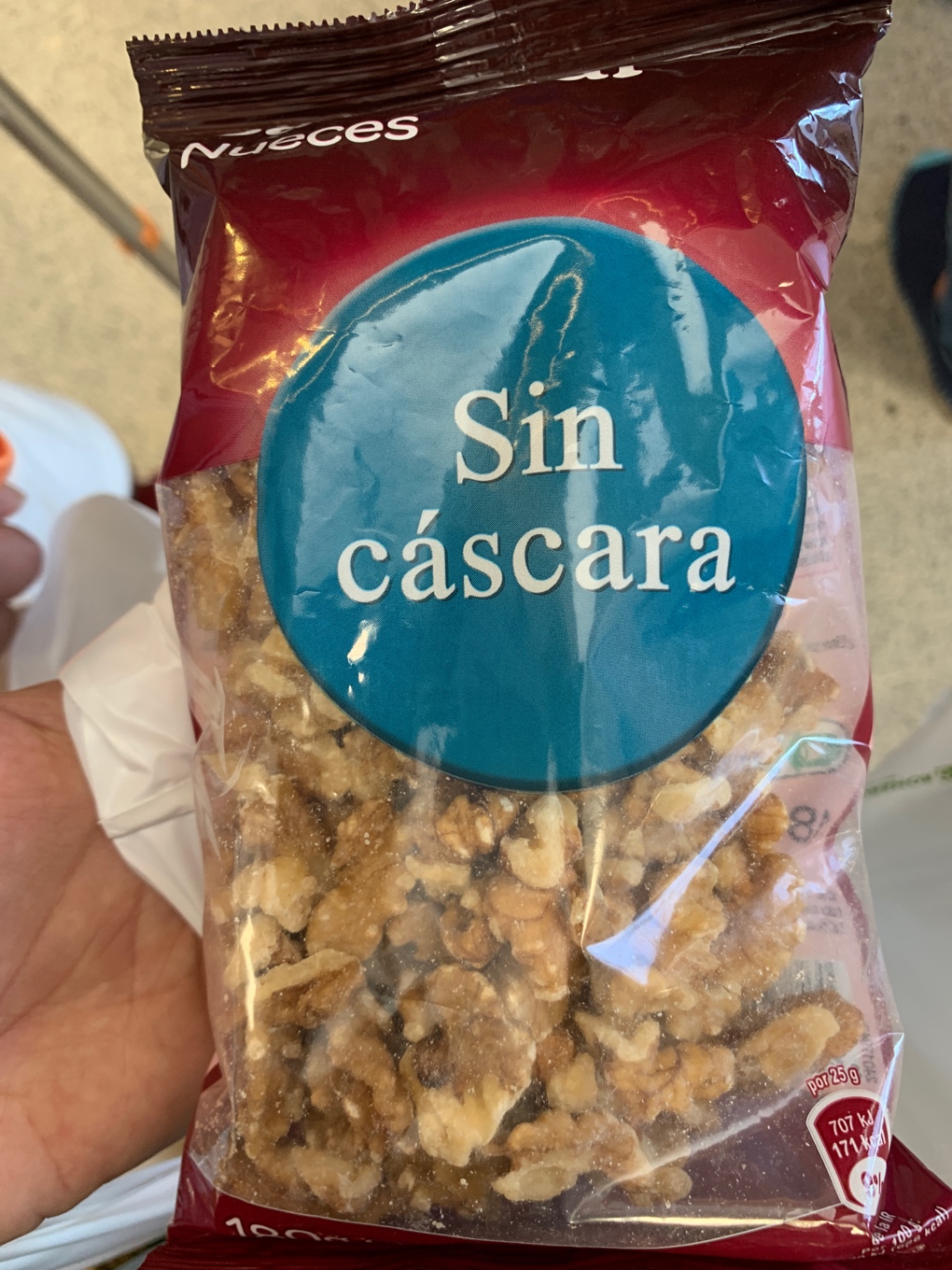 Nueces sin cáscara