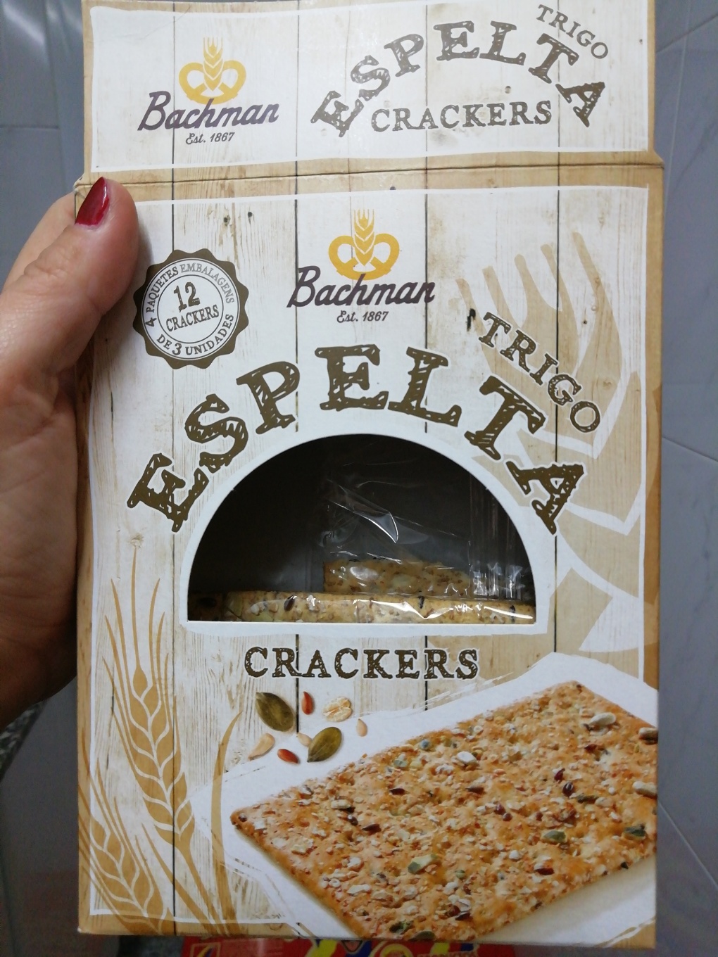 Crackers de espelta