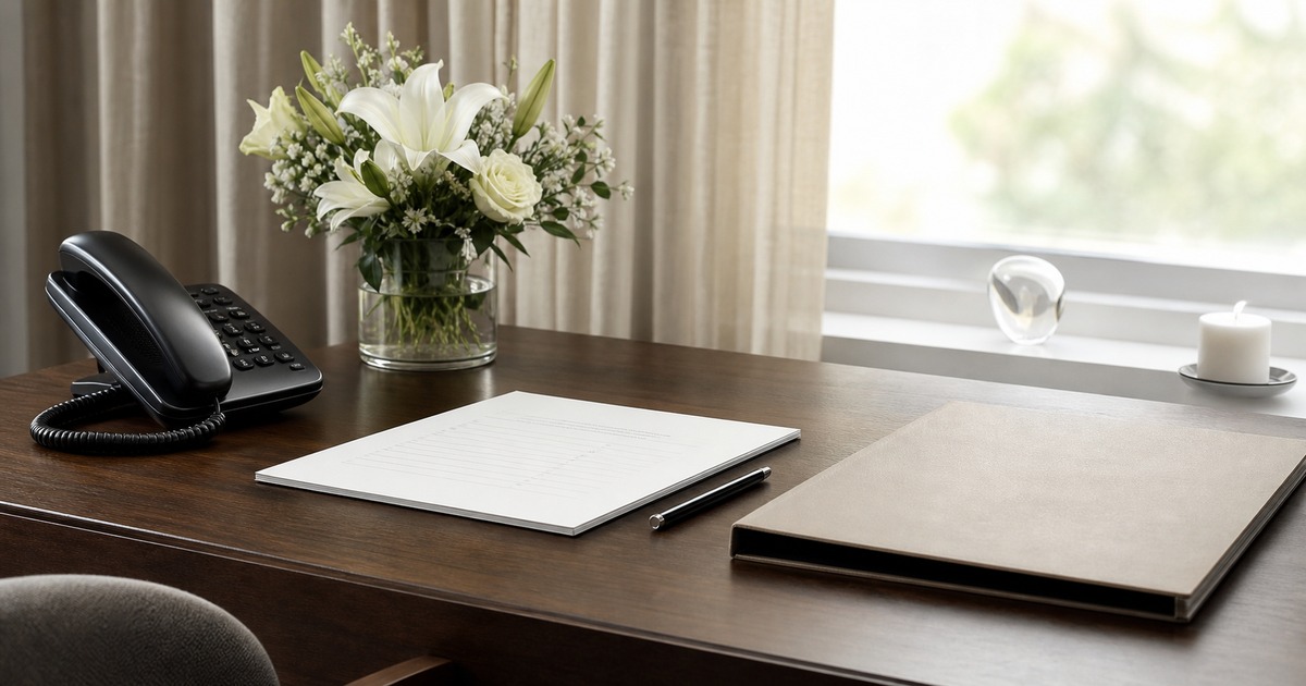 What Information Does a Funeral Home Need Right Away?