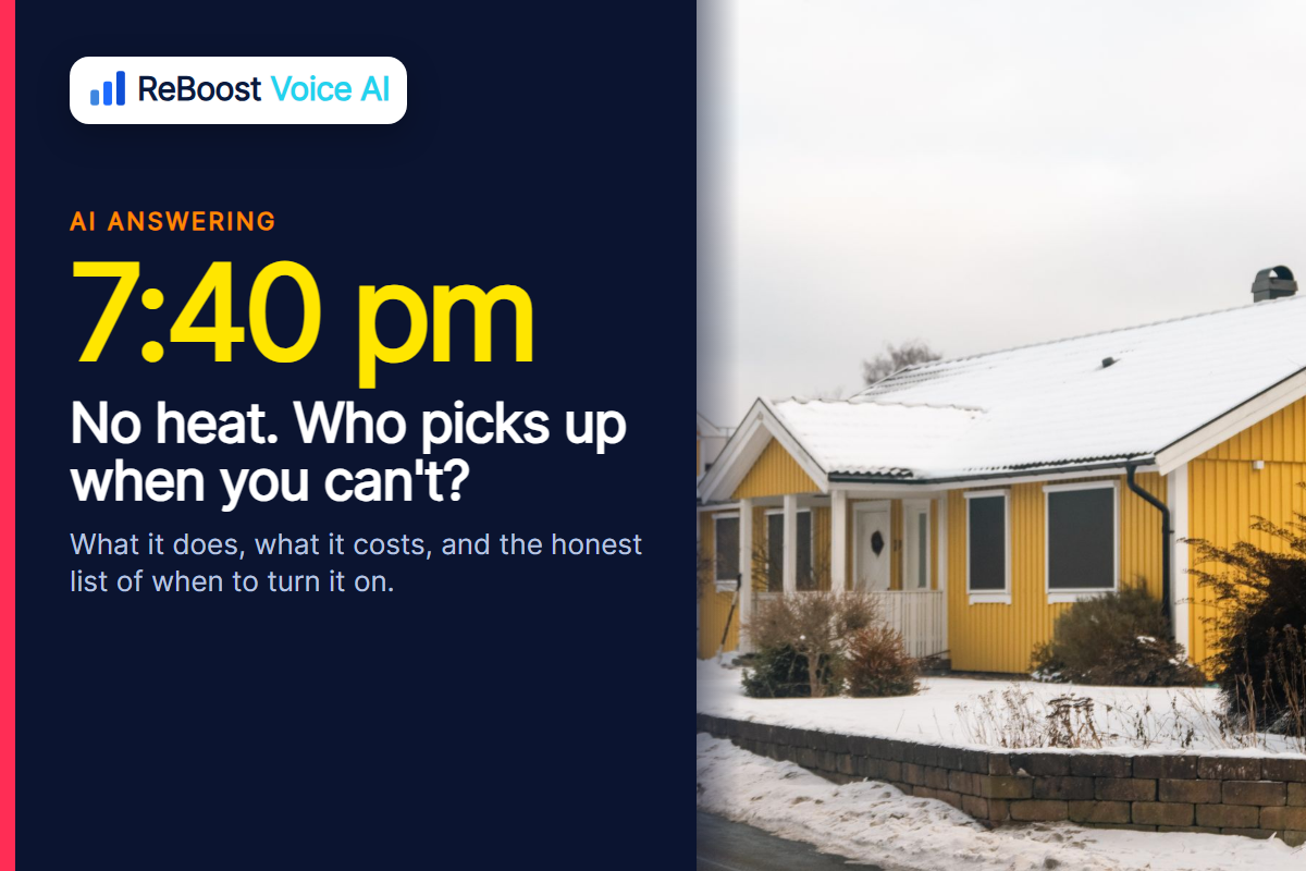 HVAC AI answering service: what it does, what it costs and when to turn it on