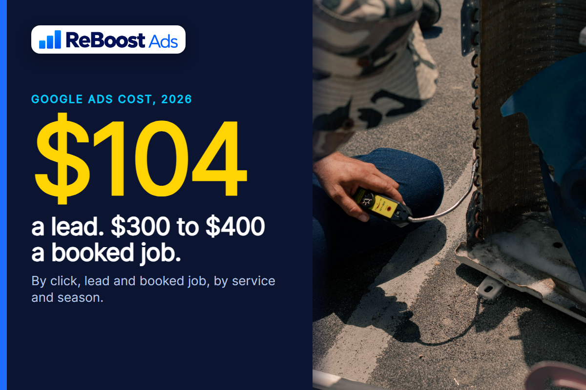What HVAC Google Ads really cost in 2026: a click, a lead and a booked job