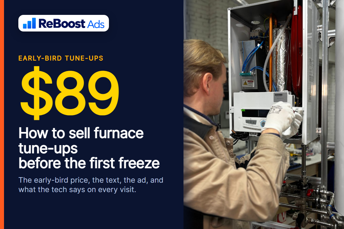 How to sell early-bird furnace tune-ups before the first freeze