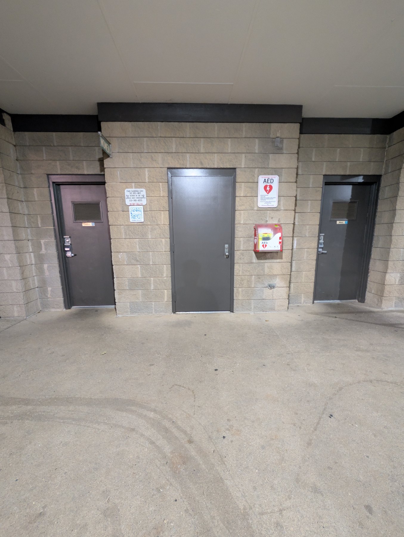 Primary AED at Blue Ash Sports Center