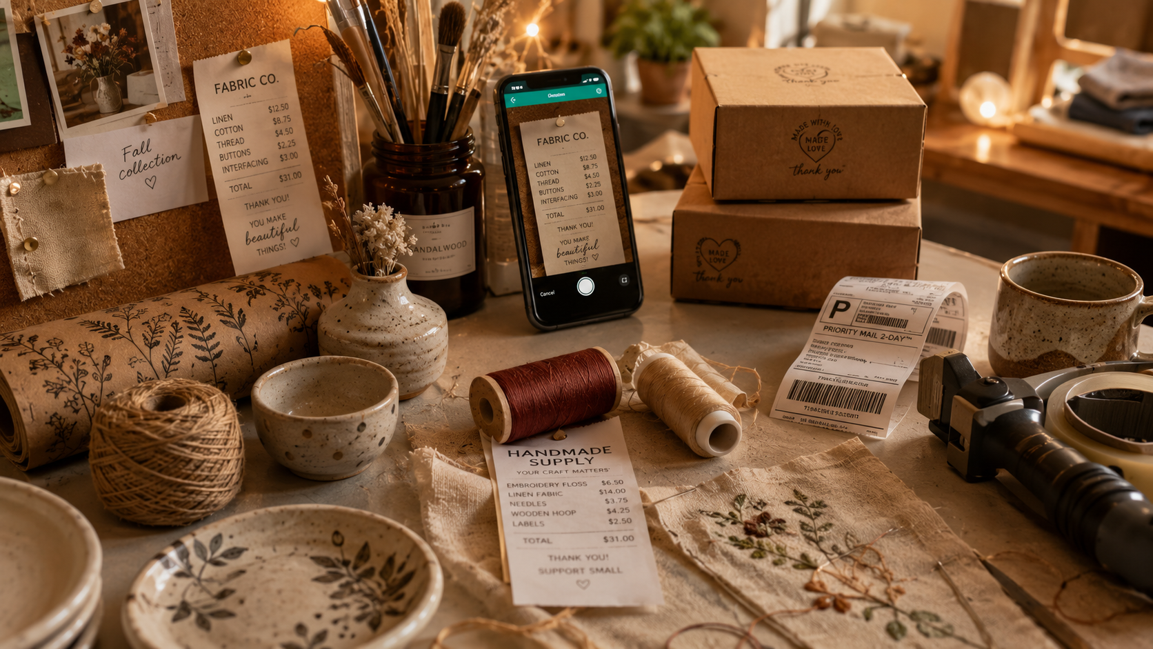 Receipts from photos, email, and PDFs captured in ReceiptNest AI