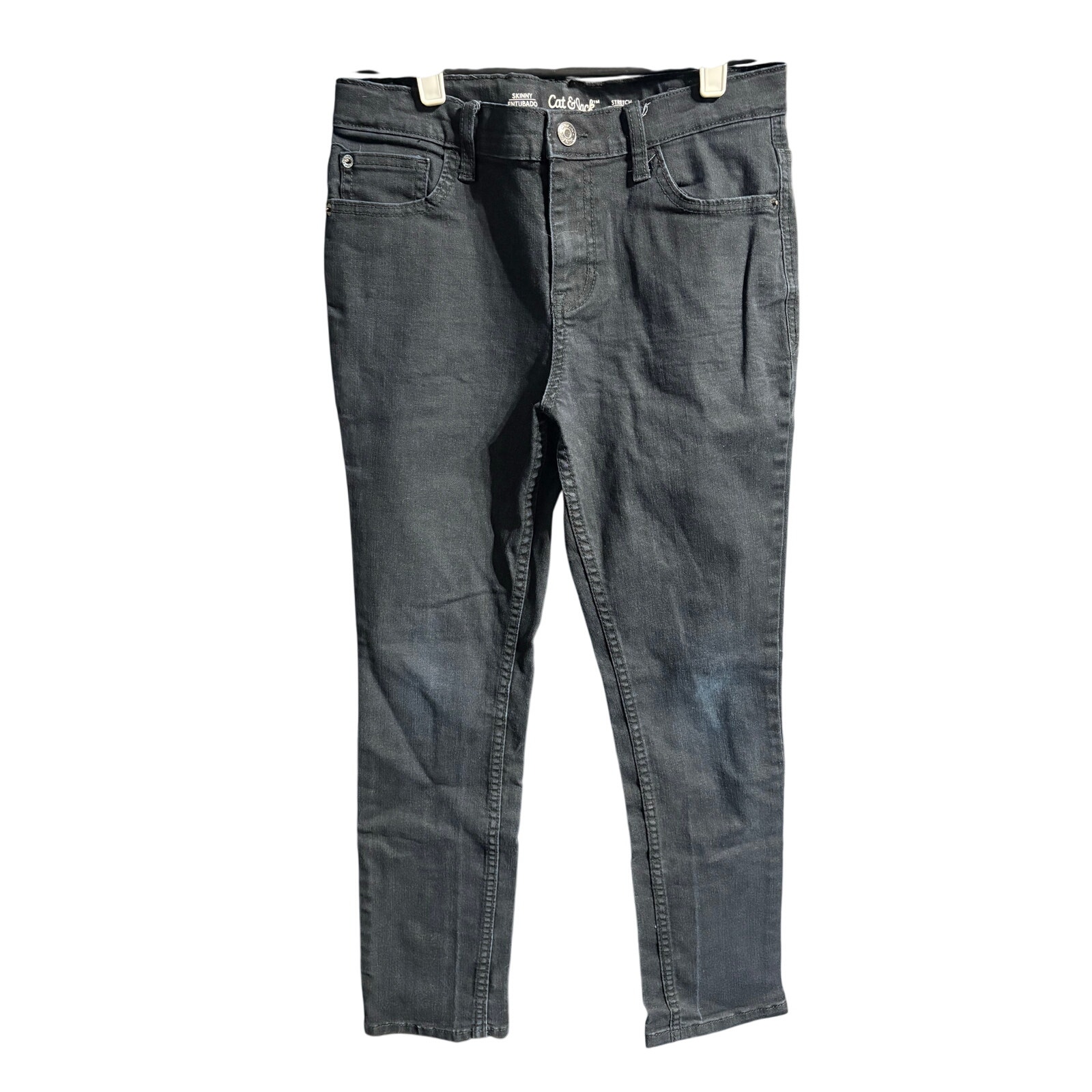 $5 - Black Skinny Stretch bottoms - Cat & Jack - 14