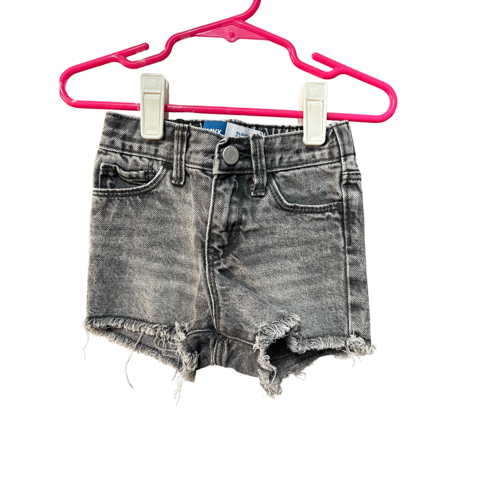 $4 - Black Distressed Denim bottoms - Old Navy - 18-24mo