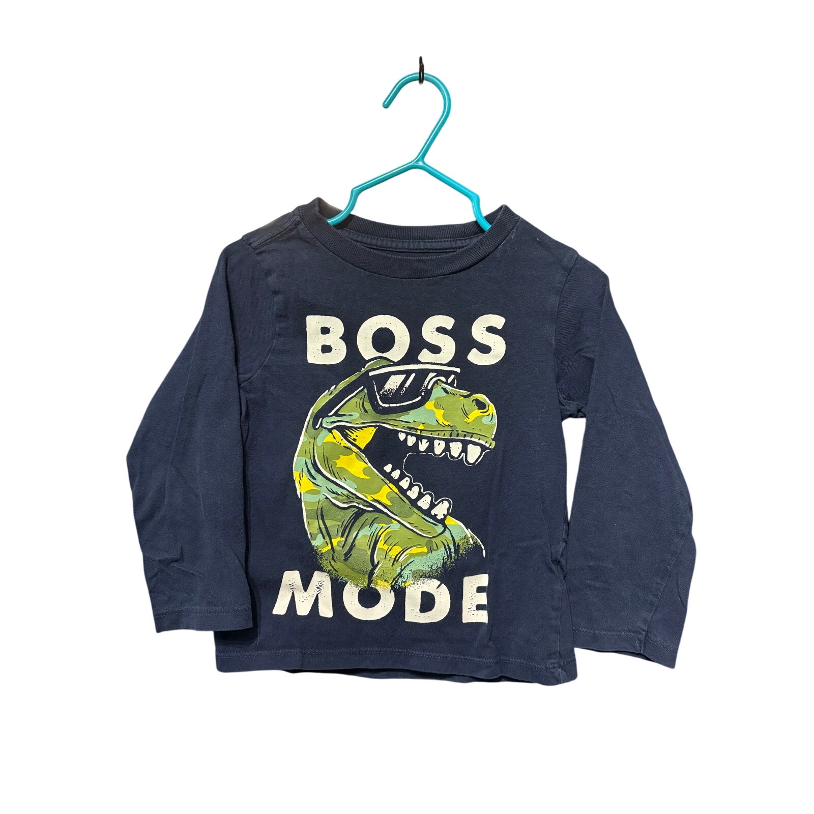 $2 - Dino "Boss Mode" LS - The Children's Place - 2T