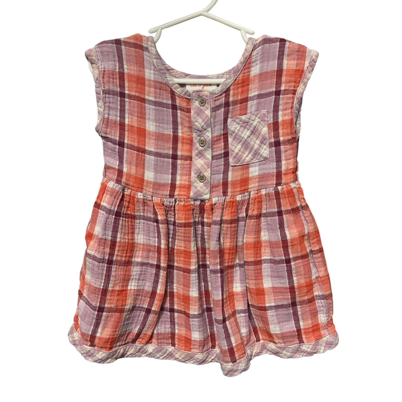 $4 - Plaid Dress - Cat & Jack - 18mo