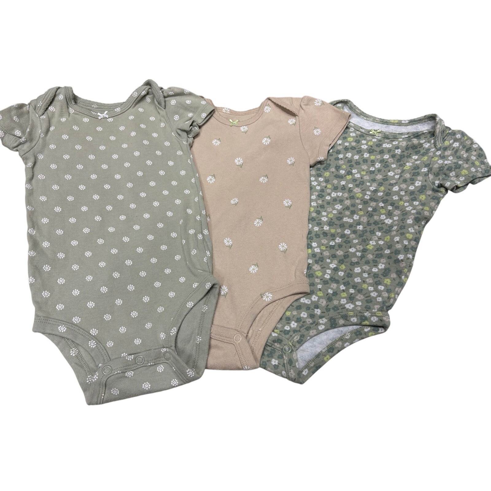 $3 - 3 Pack Onesies - Carter's - 12mo