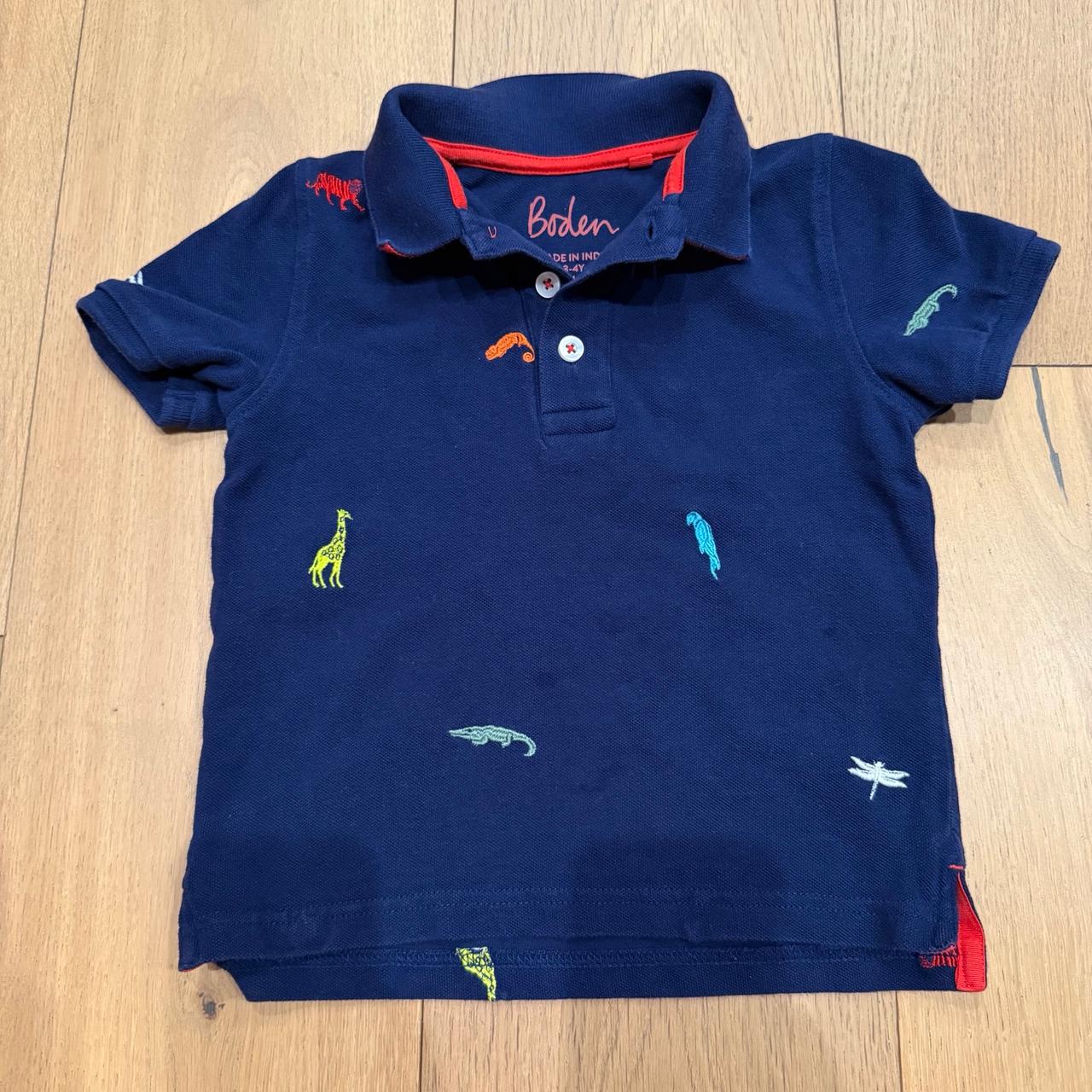 $15 - Mini Boden Embroidered Polo Shirt