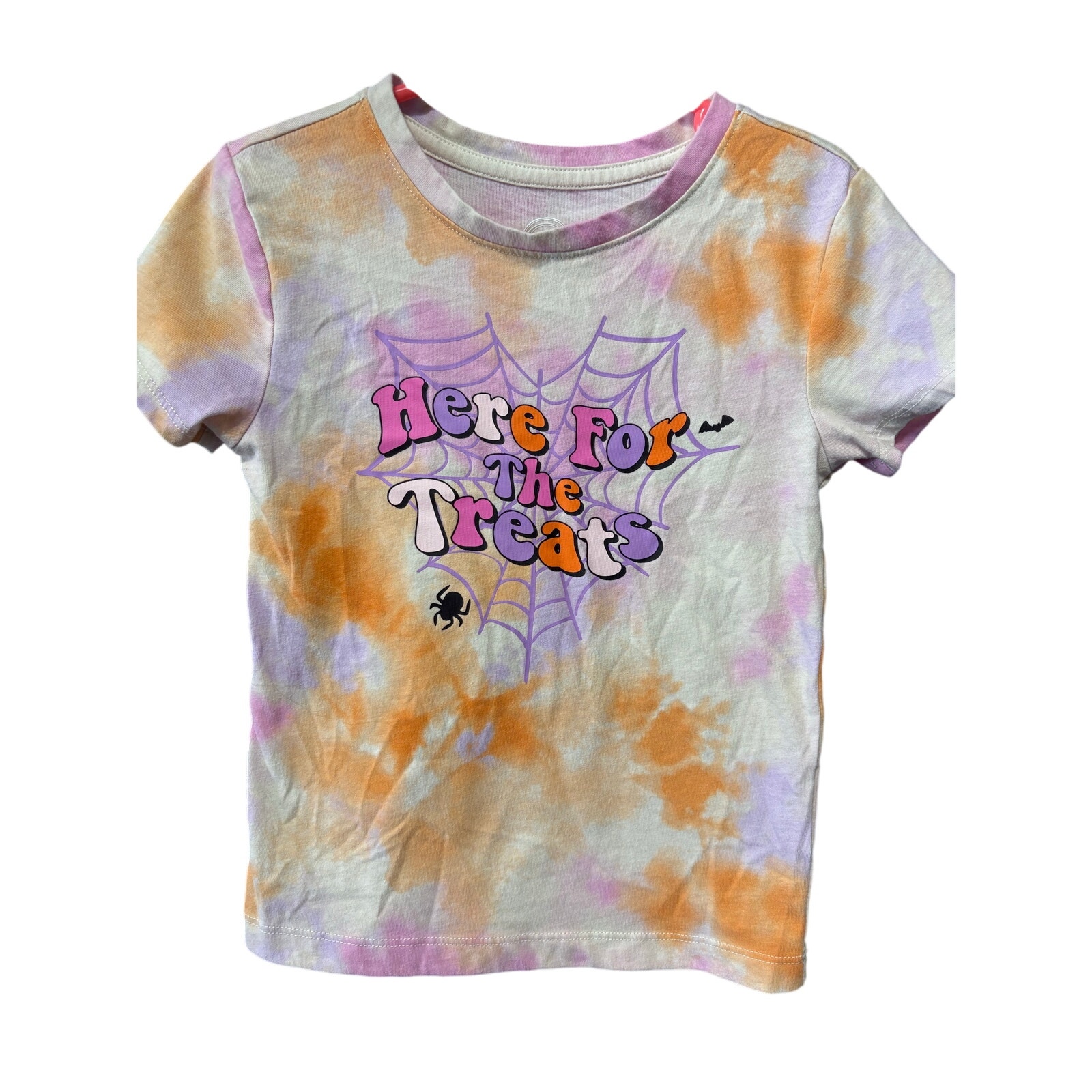 $3 - "Here for the Treats" Halloween SS - Wonder Nation - XS (4-5)