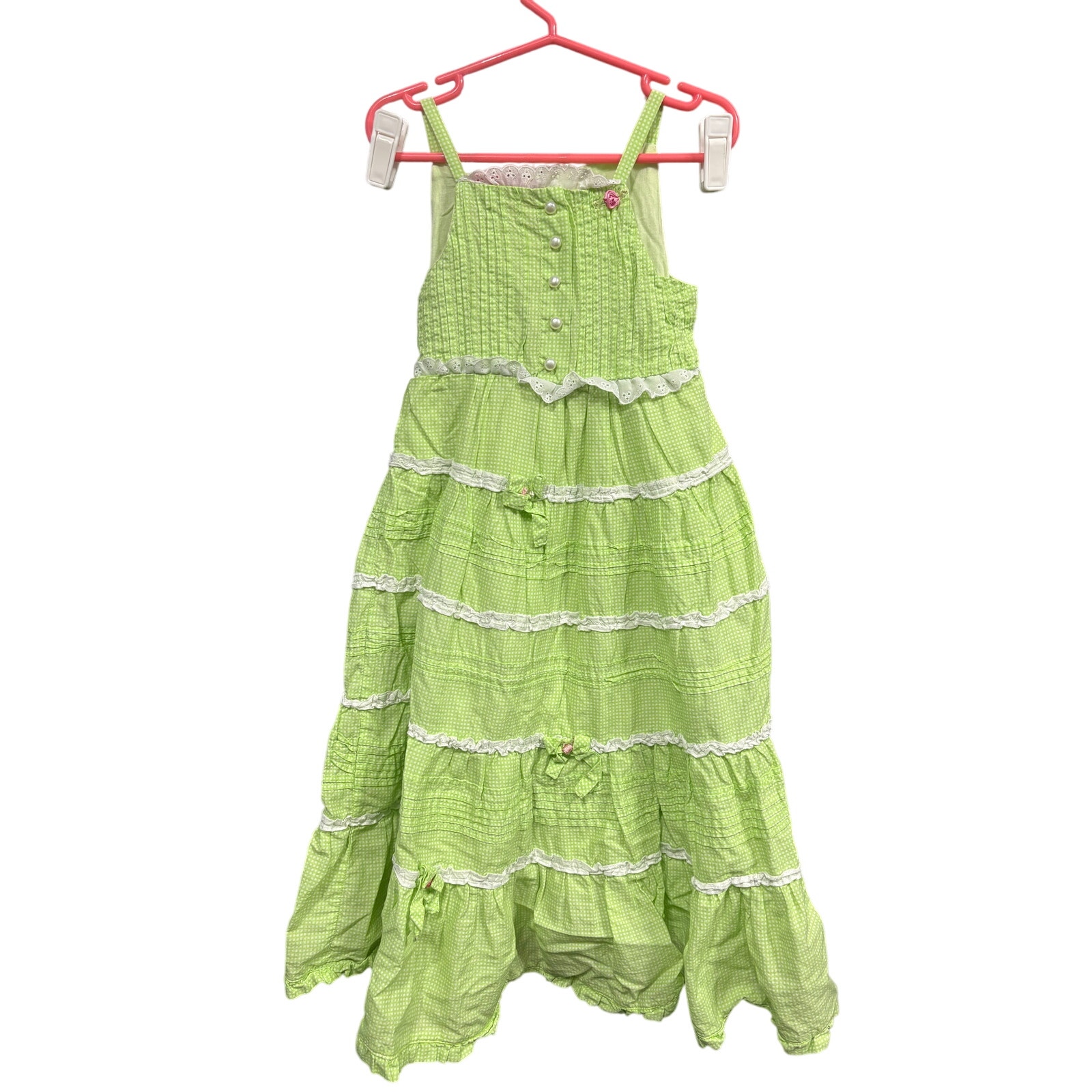 $3 - Green Sleeveless Dress - Kate Mack - 6