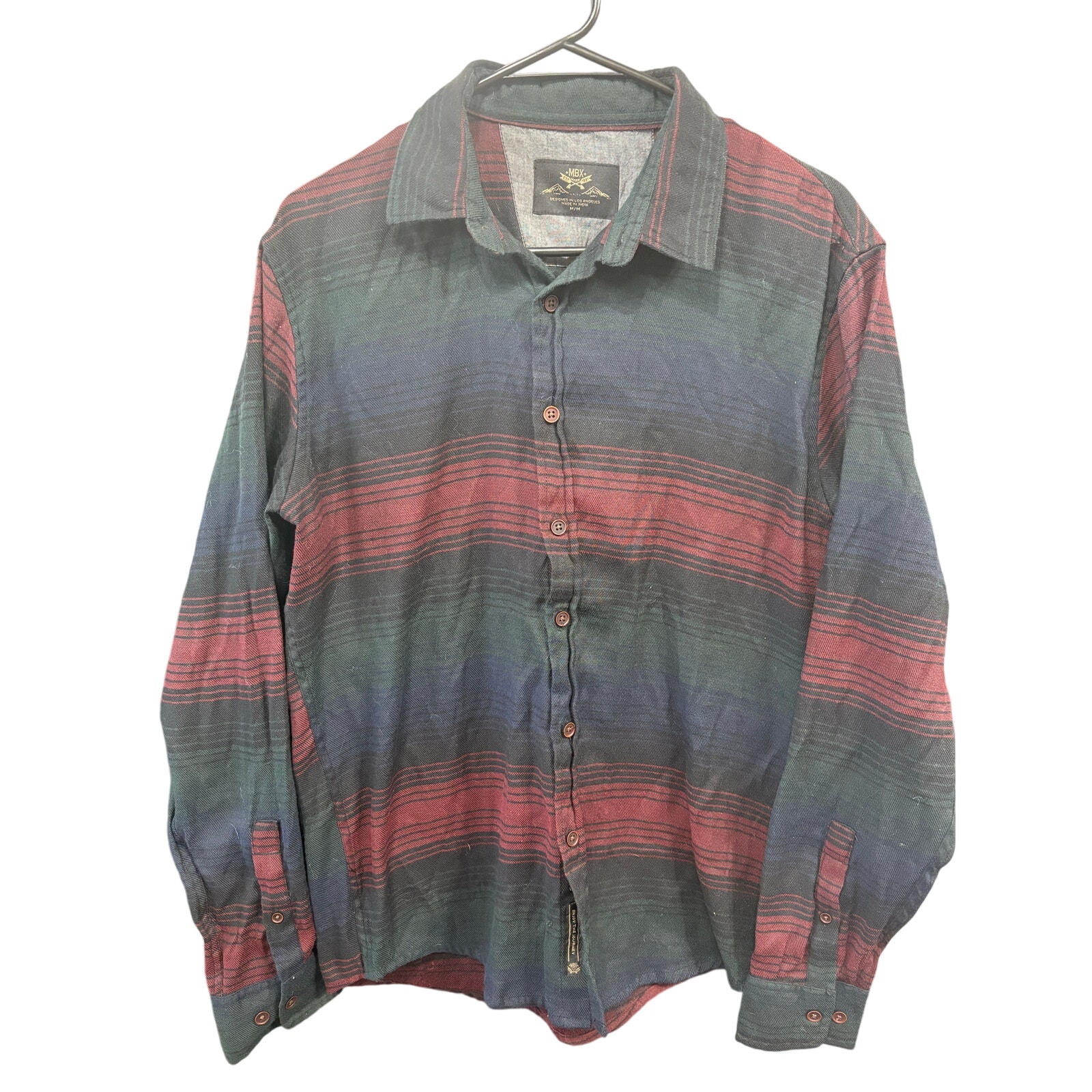 $10 - Red, Blue, Green Flannel - MBX - M