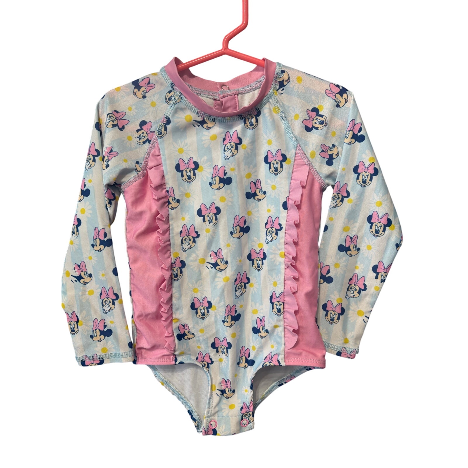 $5 - Minne Mouse LS Swimsuit - Disney - 3T