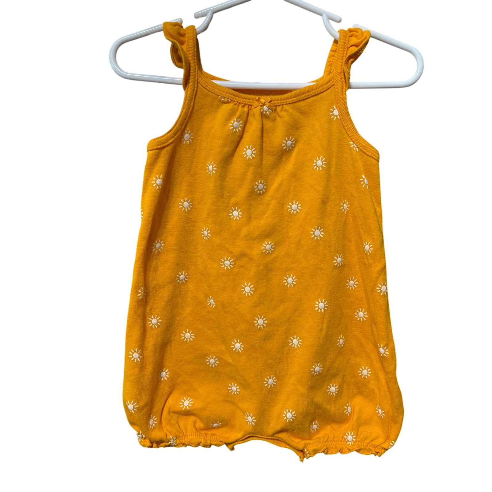 $3 - Yellow Sunshine Romper - Carter's - 12mo