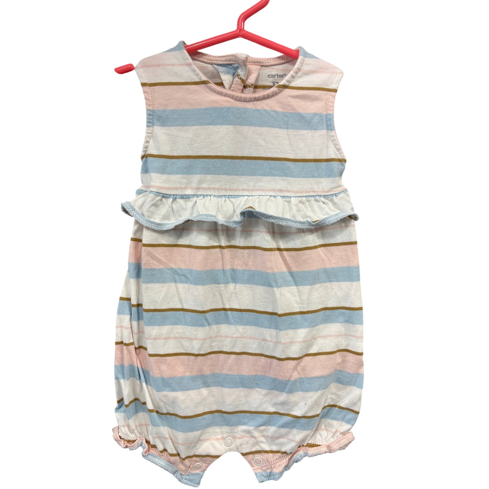 $3 - Striped Romper - Carter's - 12mo