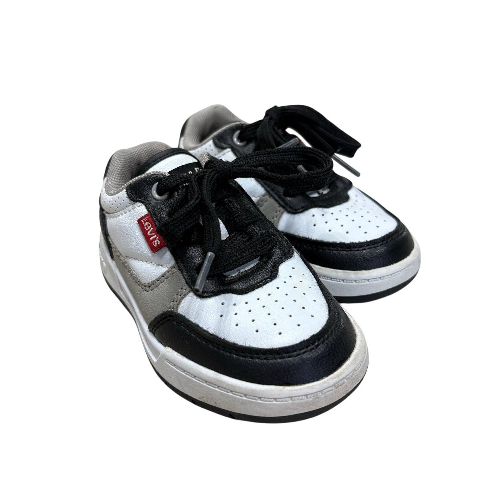 $10 - White and Black Sneakers - Levi's - 7C