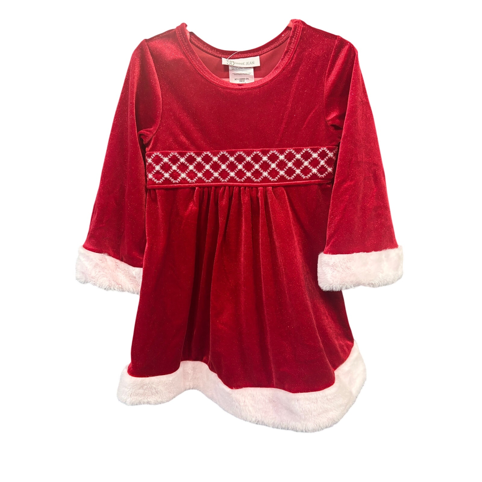 $7 - Santa Baby Dress - Bonnie Jean - 3T