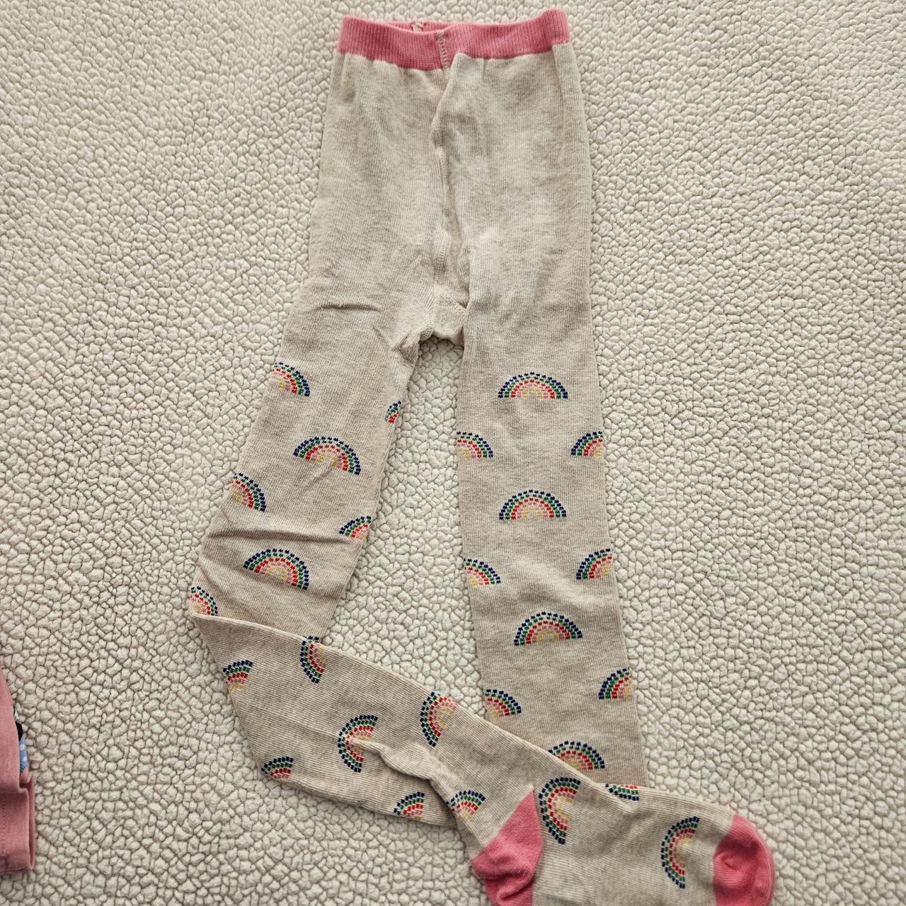 $10 - Mini Boden Rainbow Tights size 8-9Y