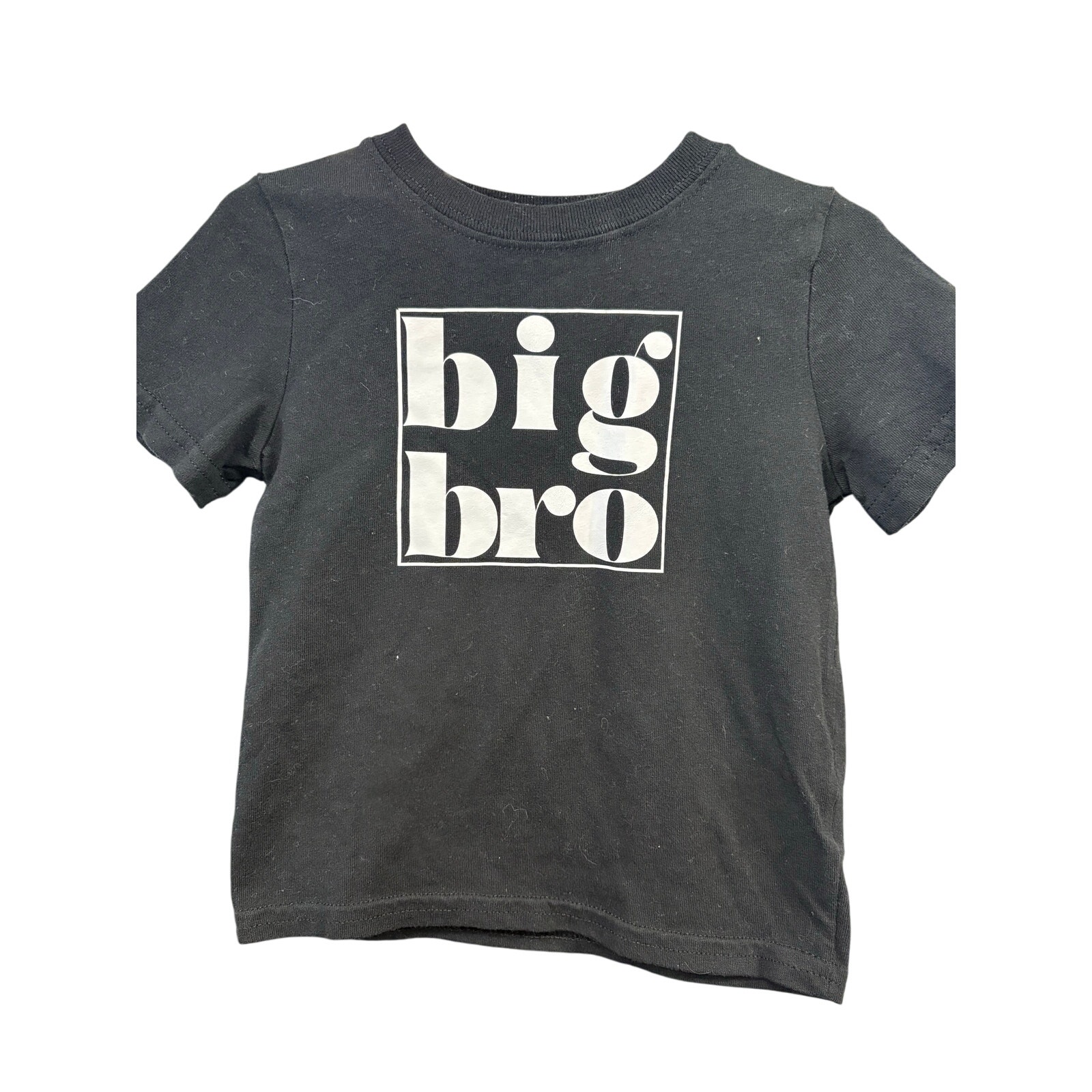 $2 - Black "big bro" SS - Garanimals - 2T