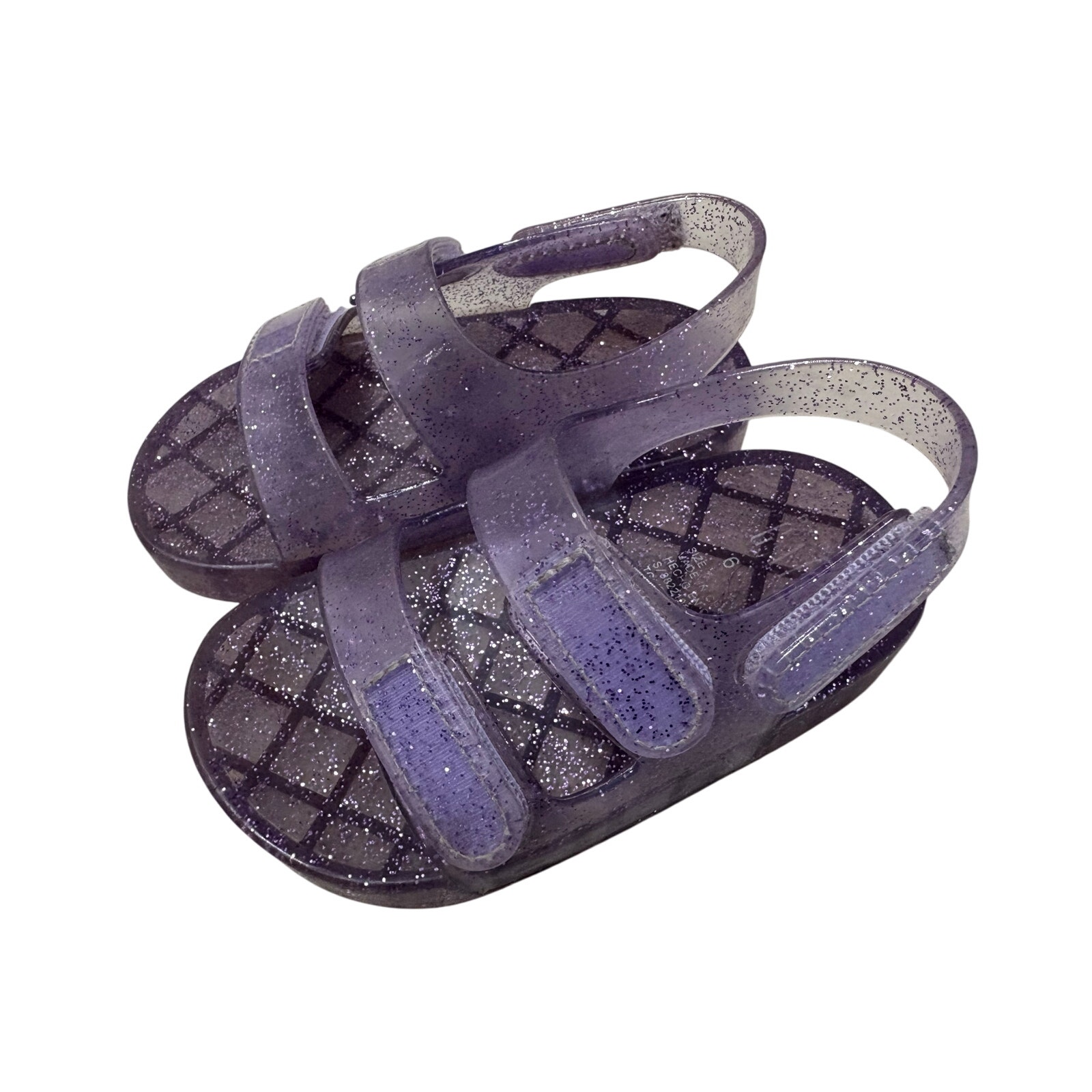 $3 - Purple Jelly Sandals - 6