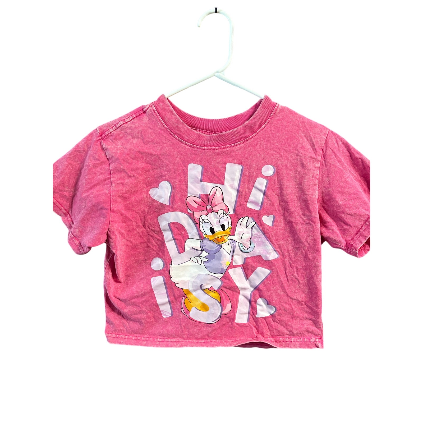 $4 - "Hi Daisy" Crop Top - Disney - M