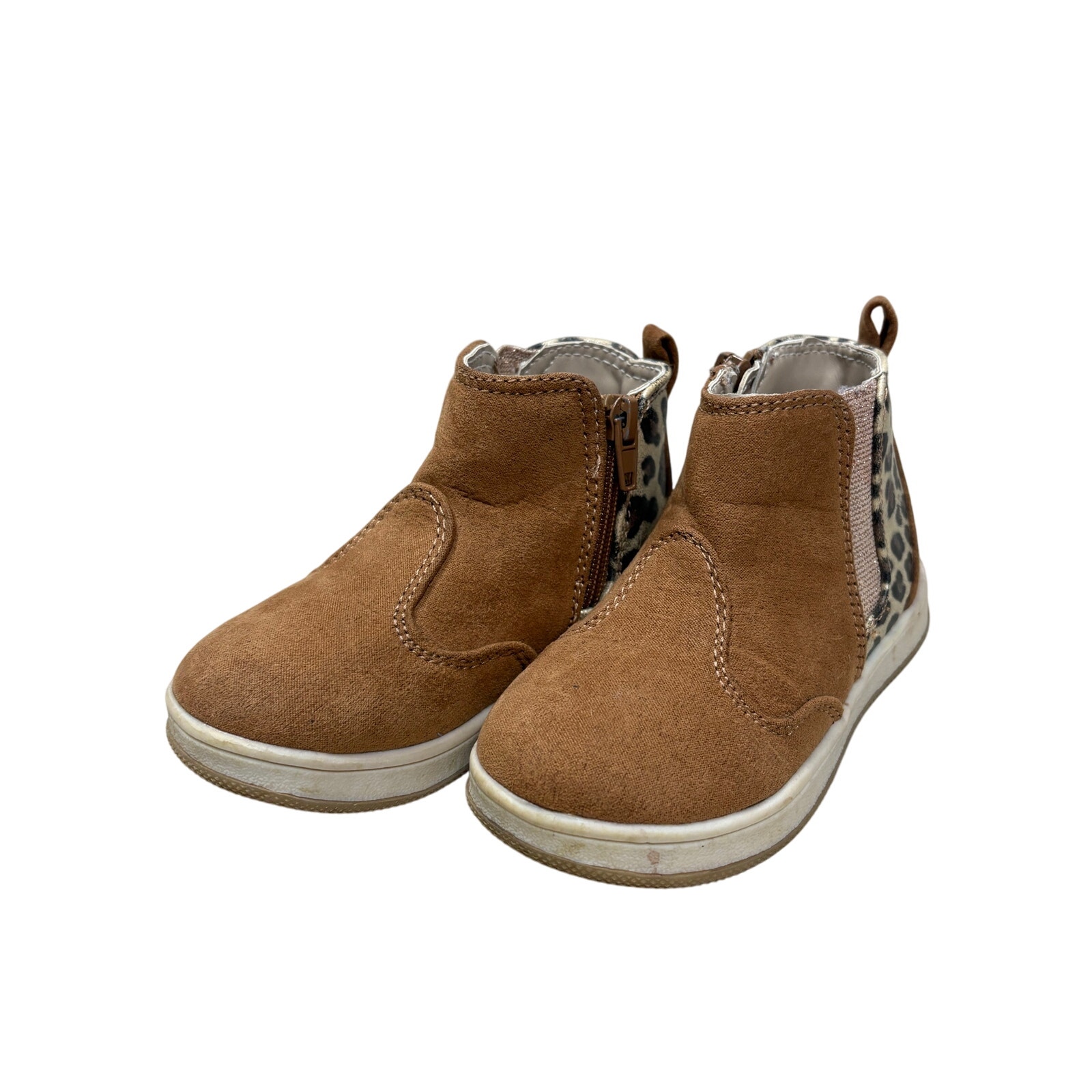 $4 - Leopard Booties - Cupcake Couture - 6C