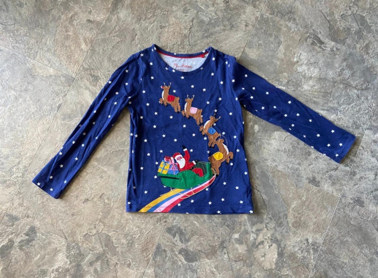 $21.32 - Mini Boden Christmas shirt