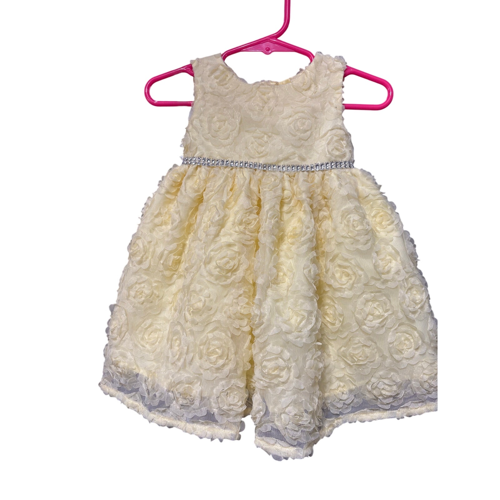 $10 - Yellow Formal Dress - Blueberi - 3-6mo