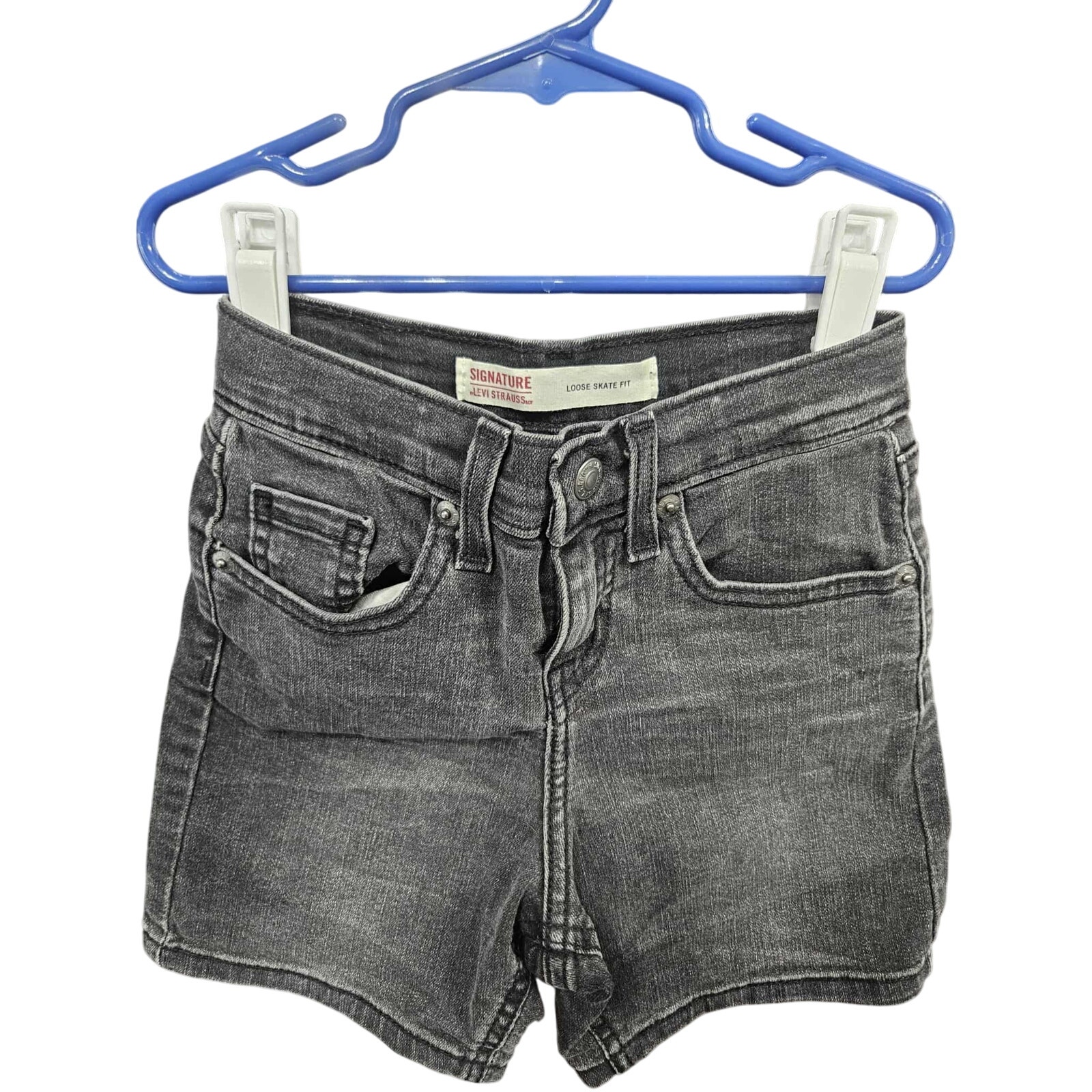 $4 - Black Denim bottoms - Signature by Levi Strauss - 6