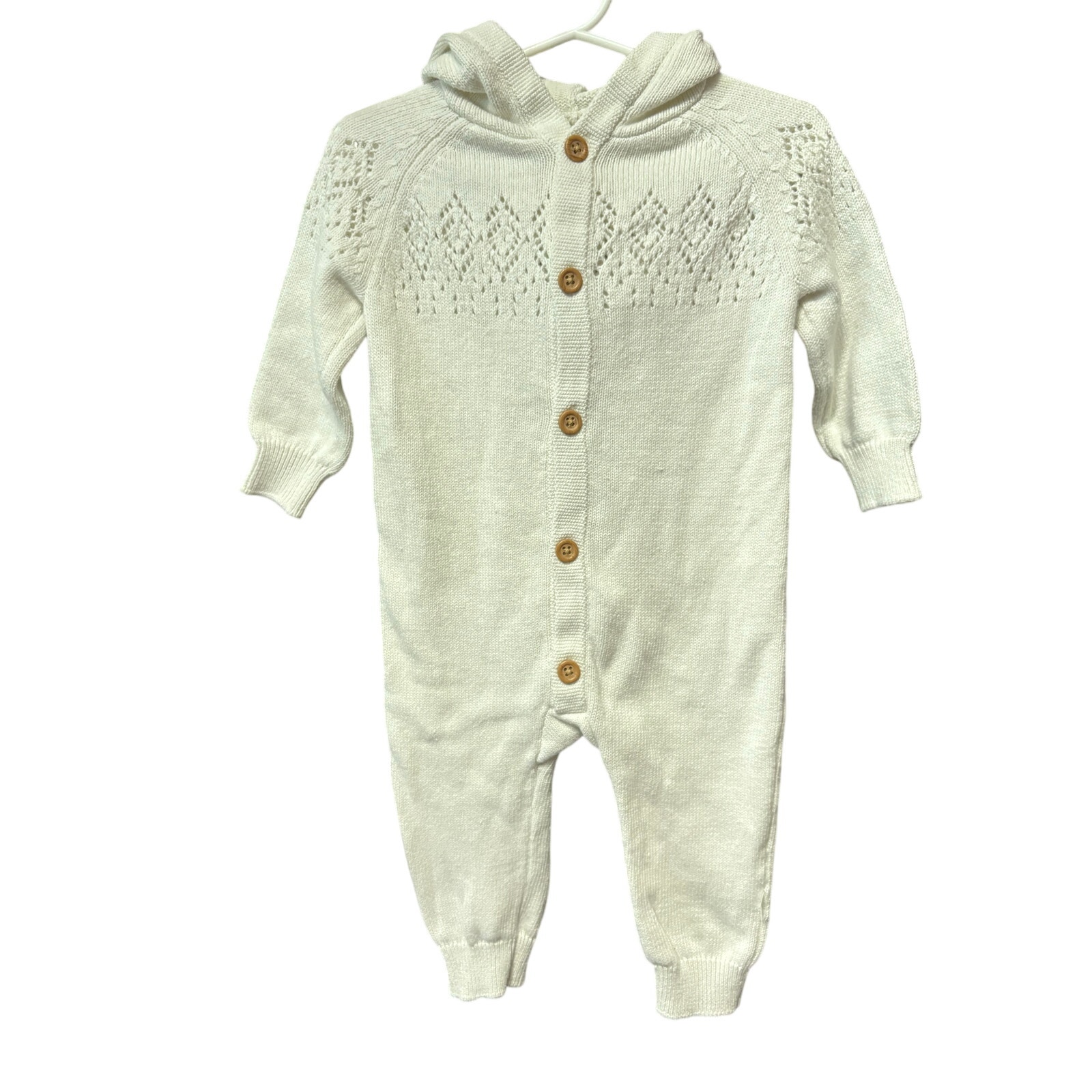 $5 - Organic Hooded Jumpsuit - Little Planet by Carter's - 9mo