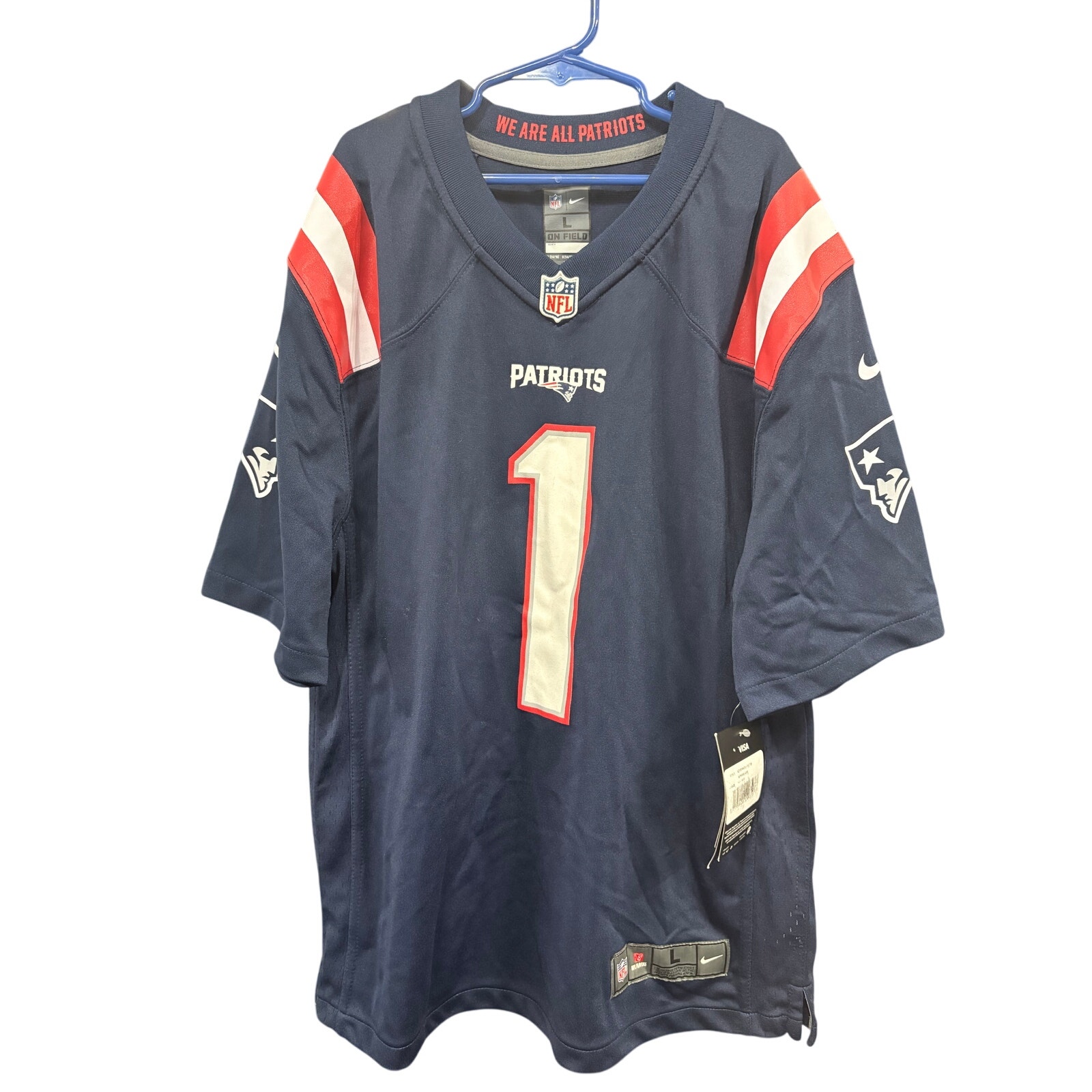 $20 - NWT NFL Youth Patriots Jersey "Newton" #1 - Nike - L (14/16)