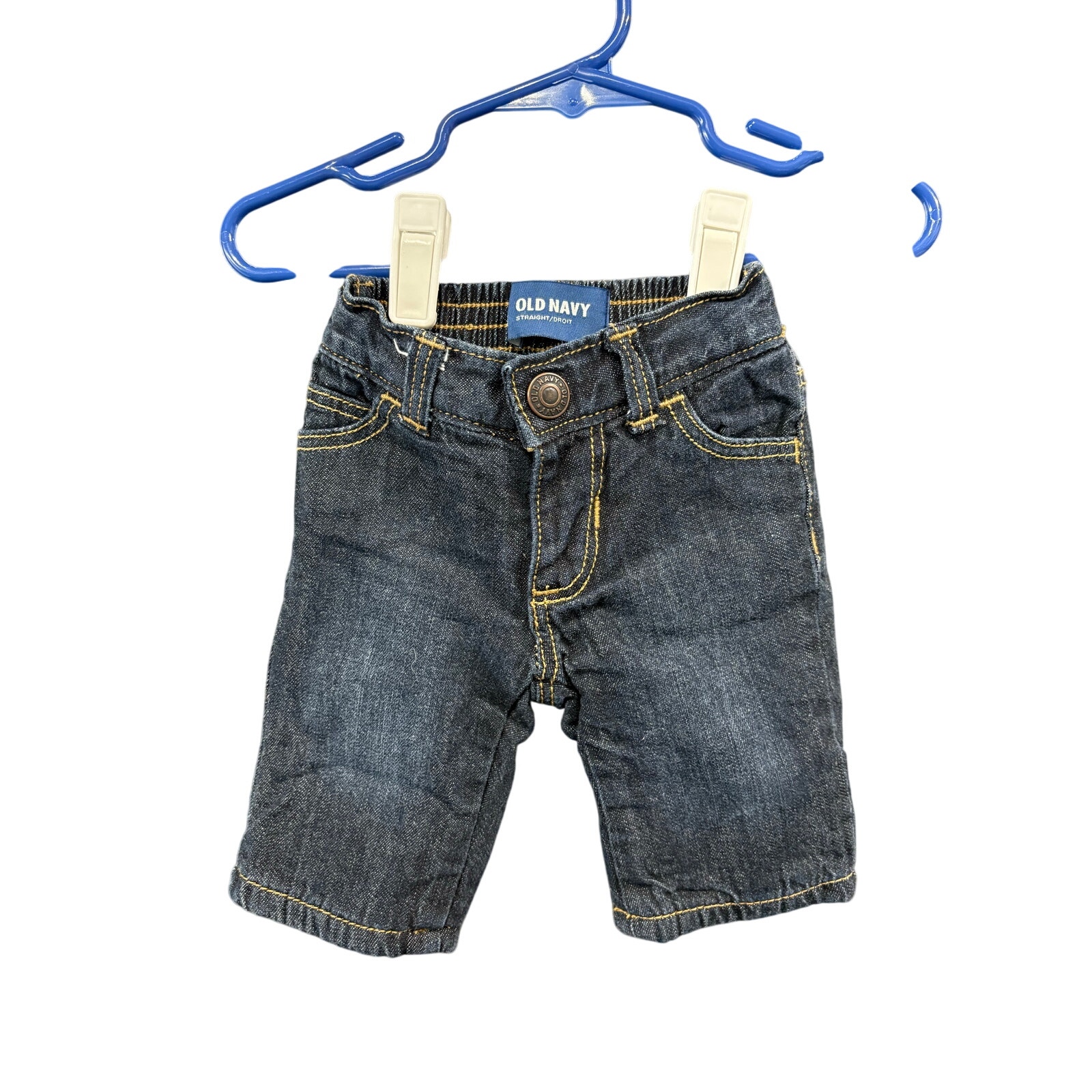 $3 - Denim bottoms - Old Navy - 0-3mo