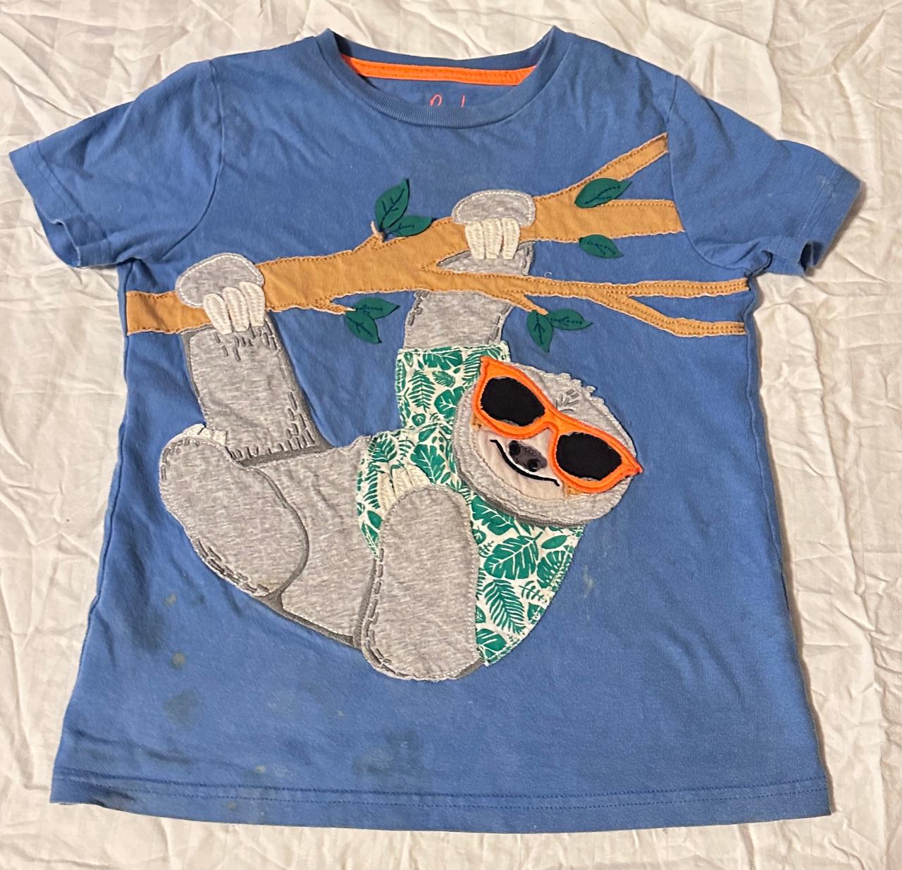 $11.40 - Mini Boden Sloth size 6/7