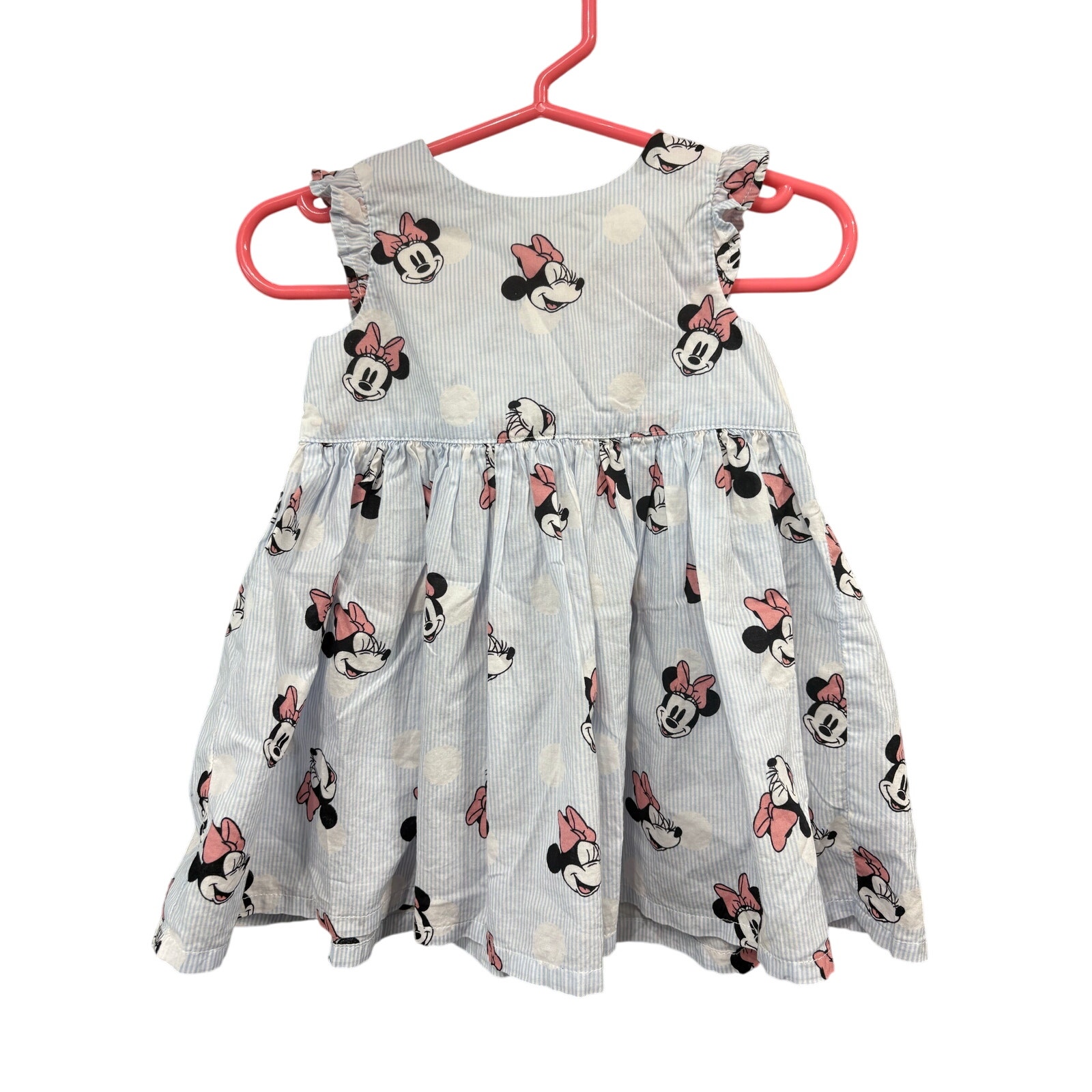 $7 - Blue Minnie Dress - H&M - 6mo
