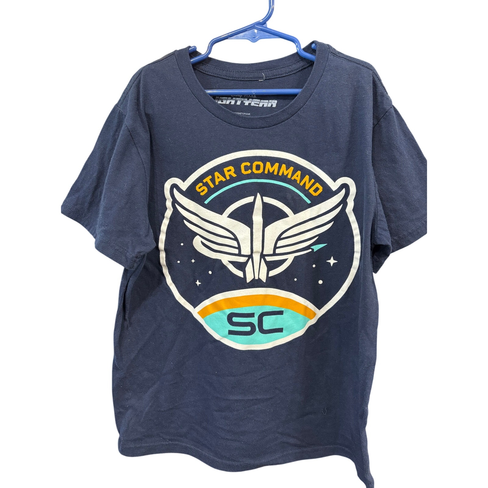 $5 - Navy "Star Command" Lightyear SS - Disney - M