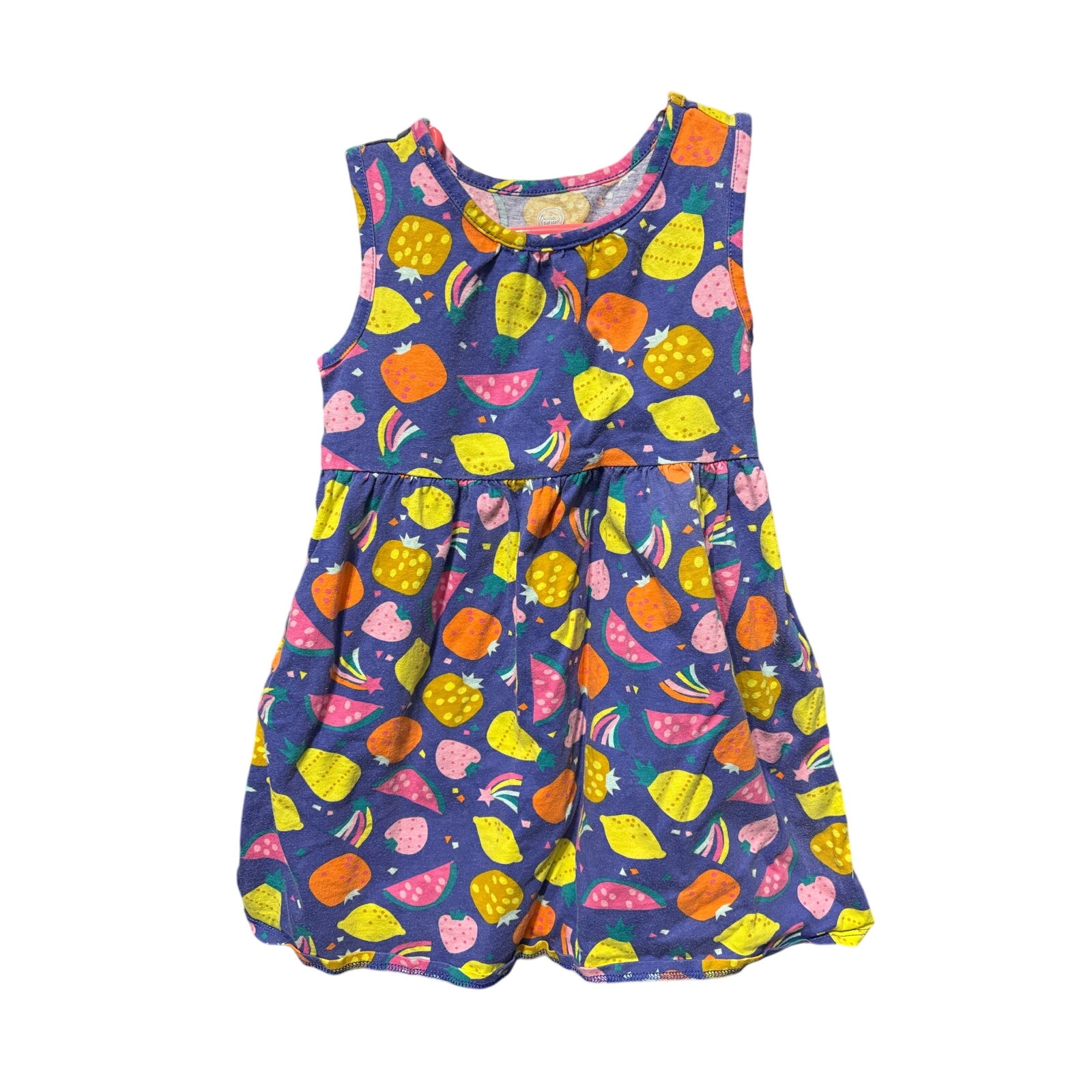 $3 - Fruit Print Dress - Wonder Nation - 4T
