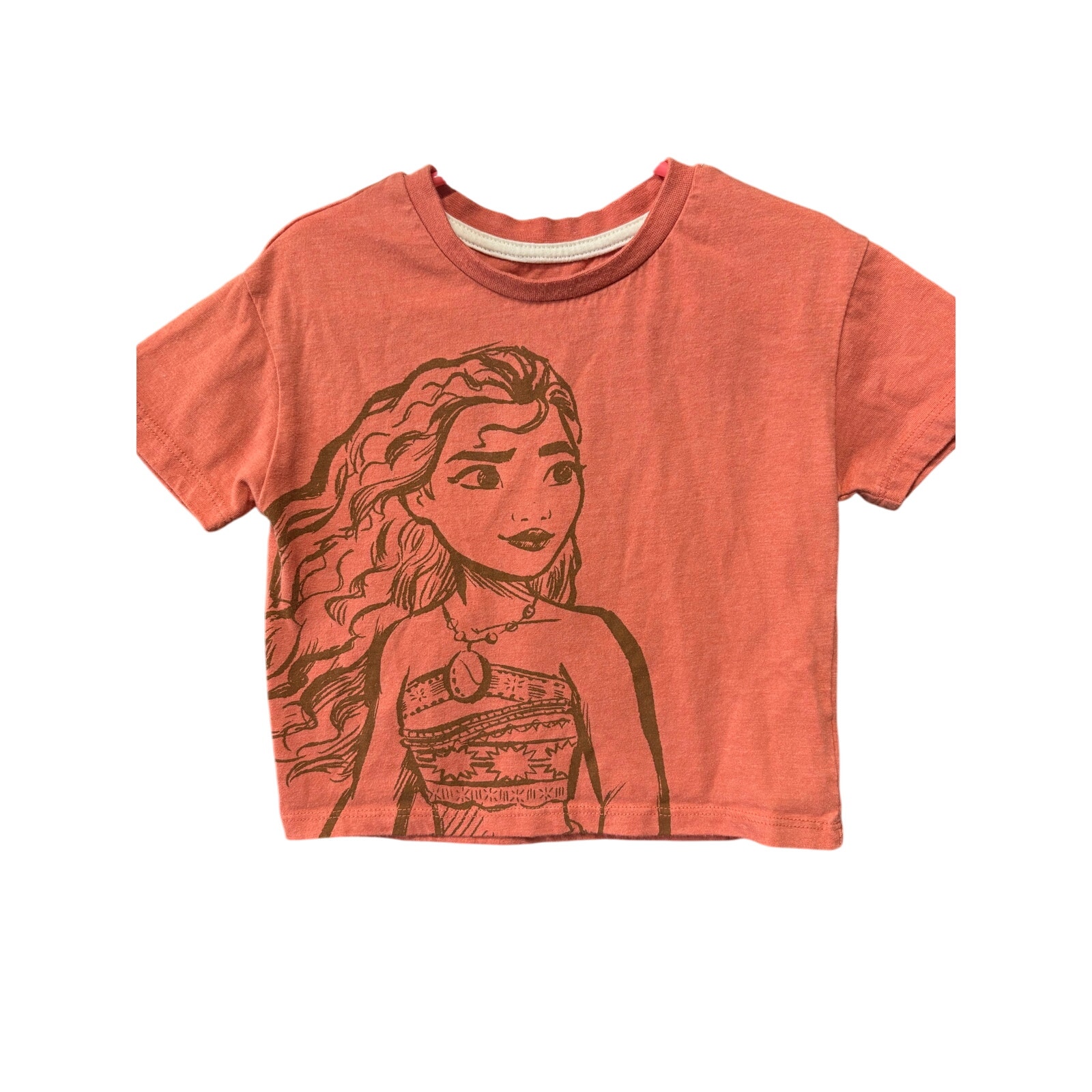 $4 - Peach Moana SS - Disney - 3T