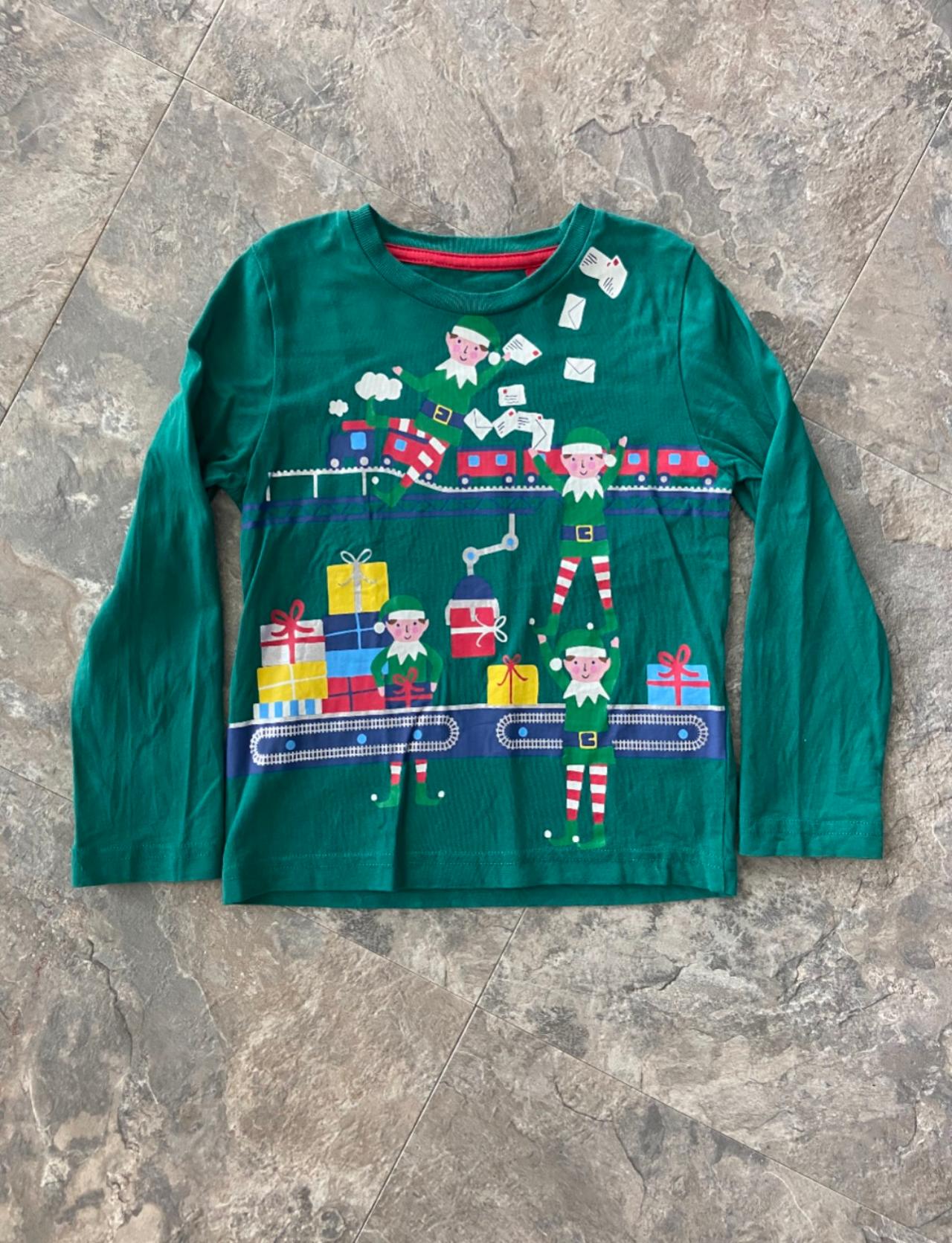 $20.48 - Mini Boden Christmas shirt