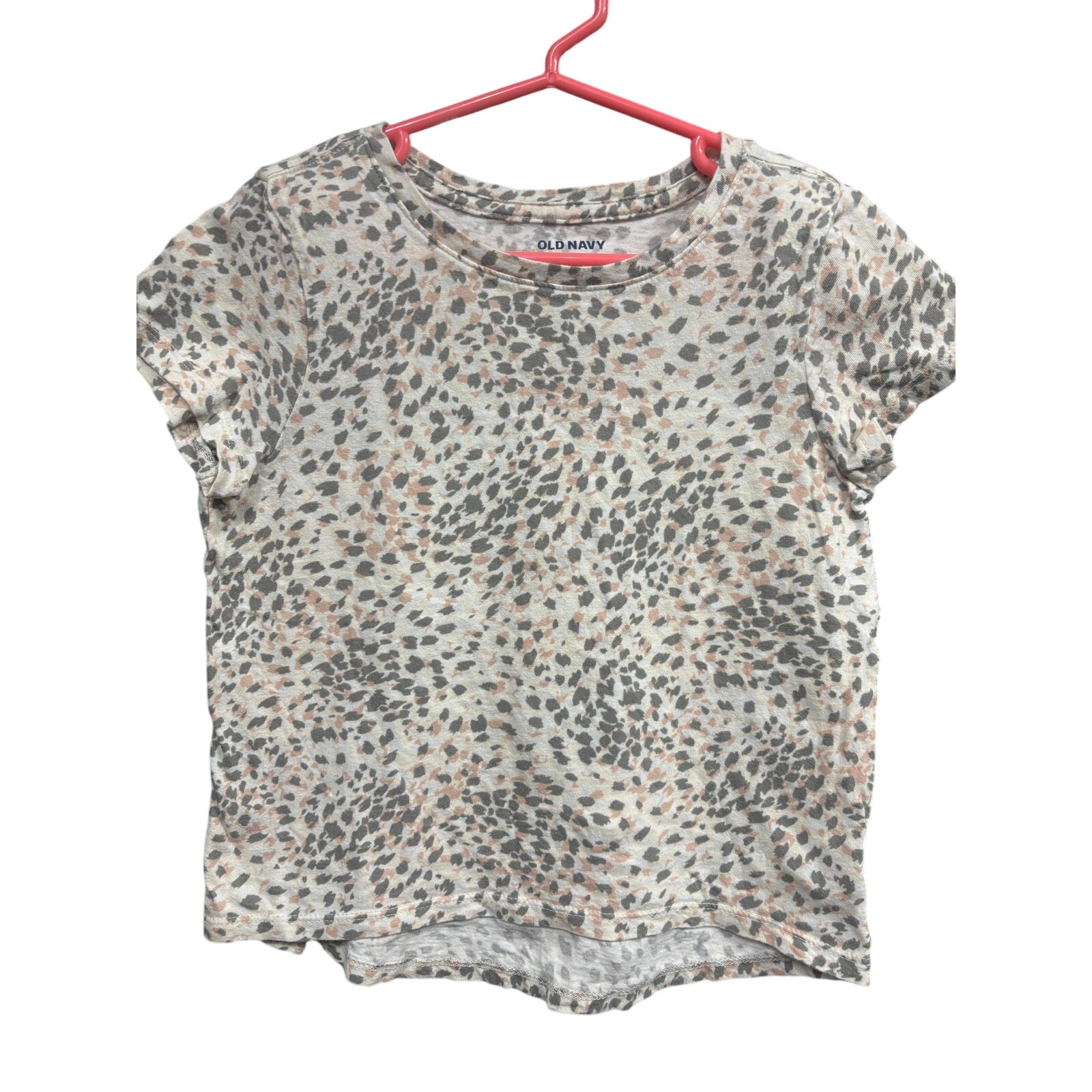 $3 - Animal Print SS - Old Navy - S (6-7)