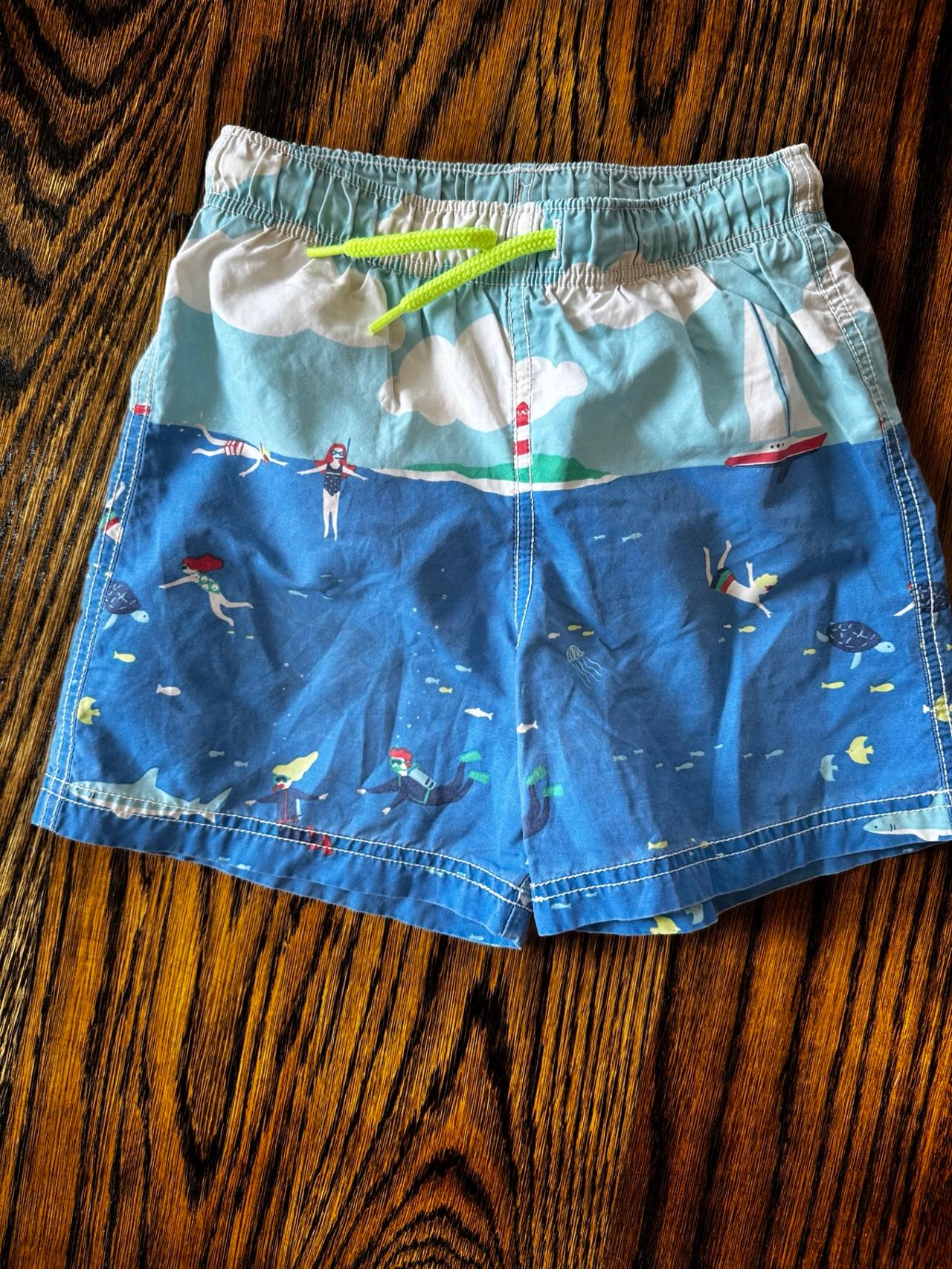 $8.83 - Mini Boden ocean swim trunks