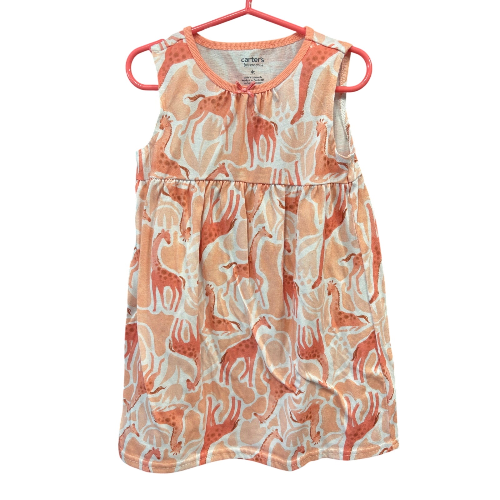 $2 - Giraffe Nightgown - Carter's - 4T