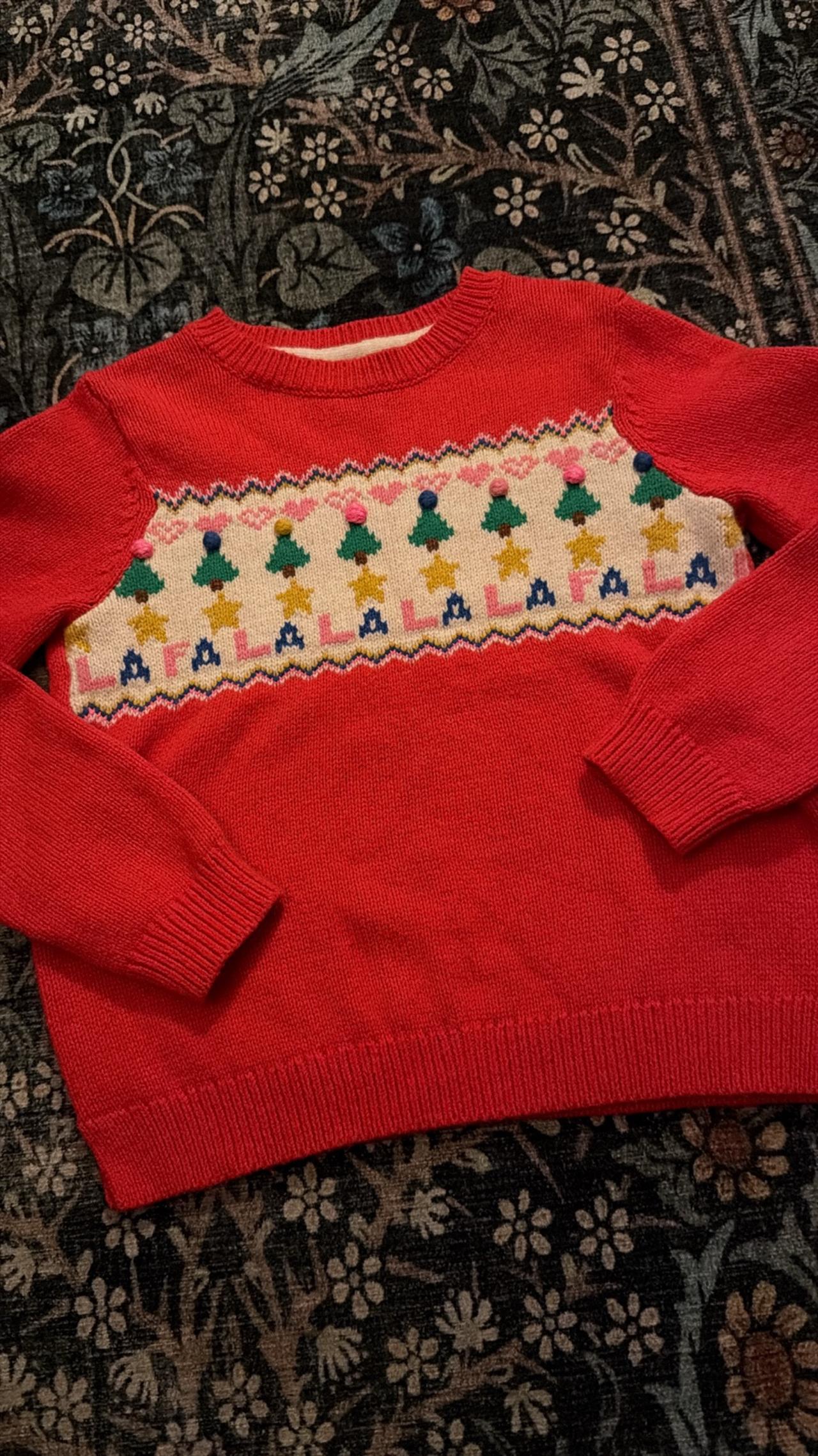 $35 - Mini Boden - Christmas sweater - 8/9