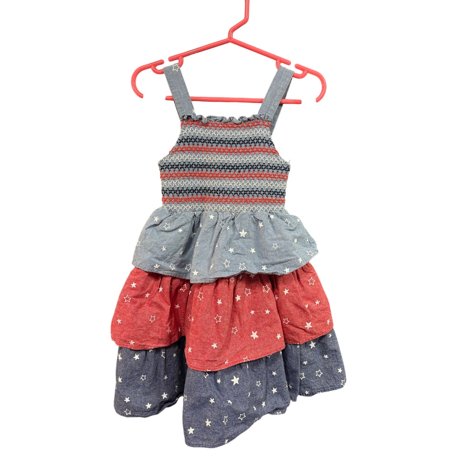 $7 - Patriotic Boutique Dress - Andy & Evan - 4T